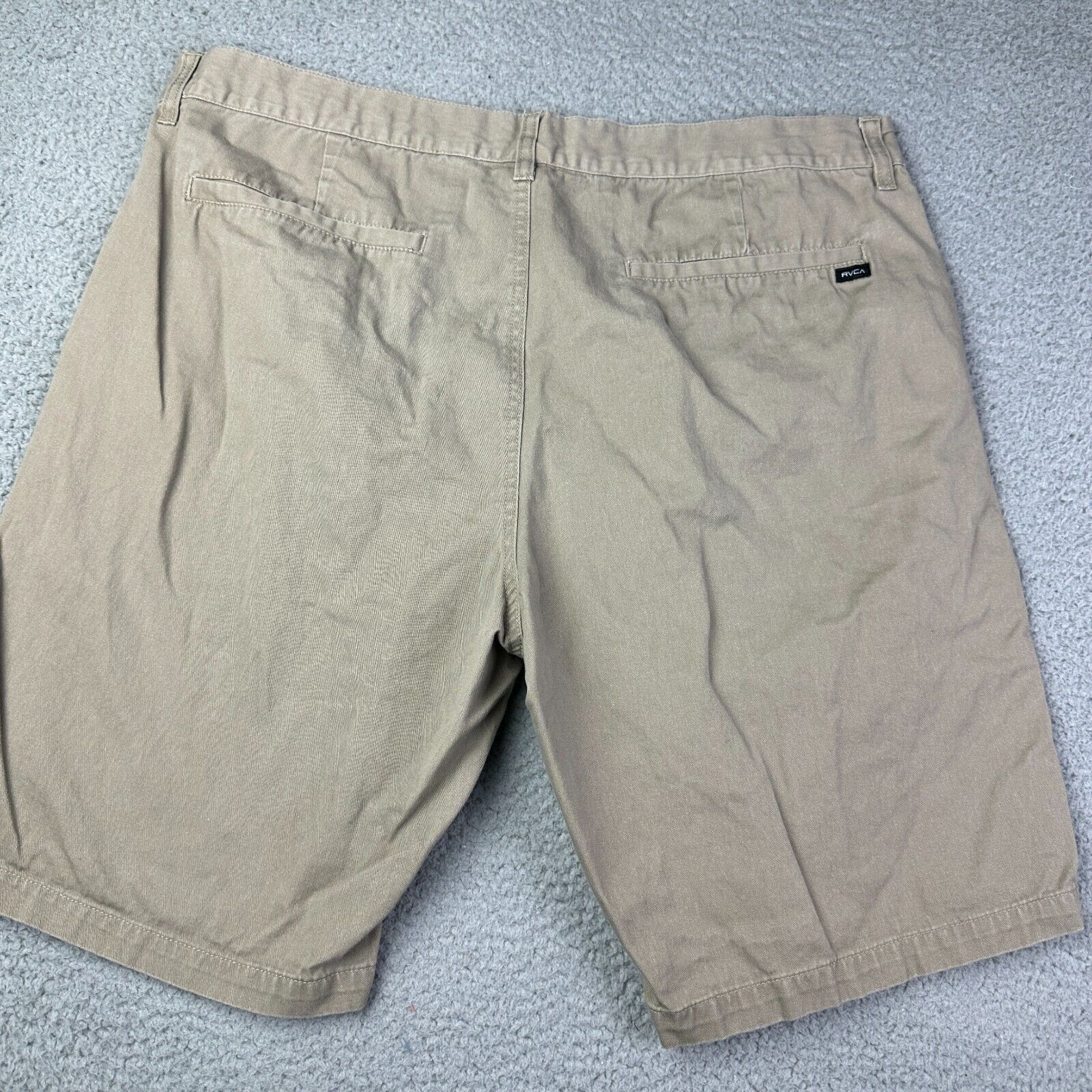 RVCA RVCA Nature X Industry Chino Shorts Mens Size 38 Brown Size US 38 / EU 54 - 1 Thumbnail