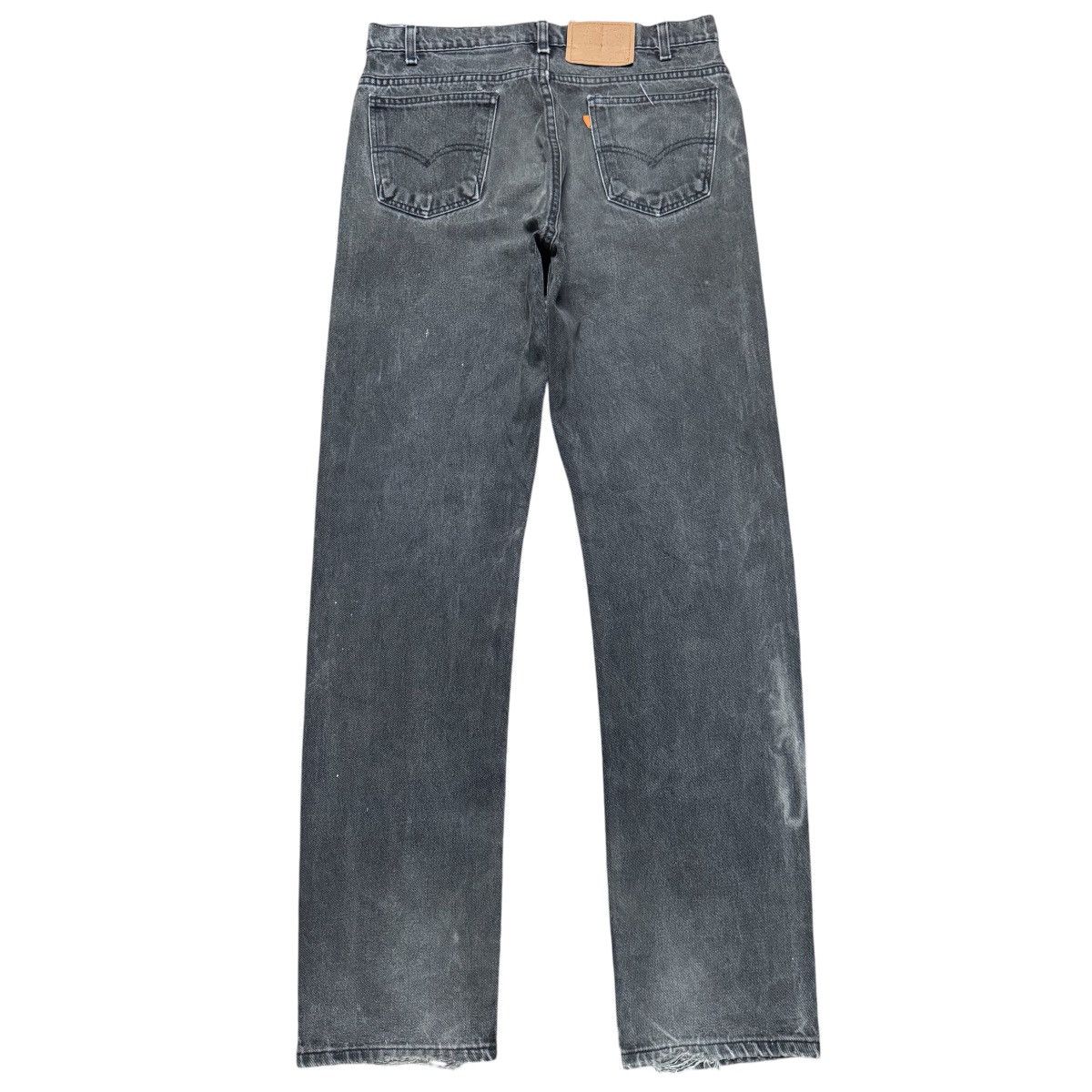 Levi's Vintage Levis 505 Black Faded Distressed Jeans Size US 34 / EU 50 - 2 Thumbnail