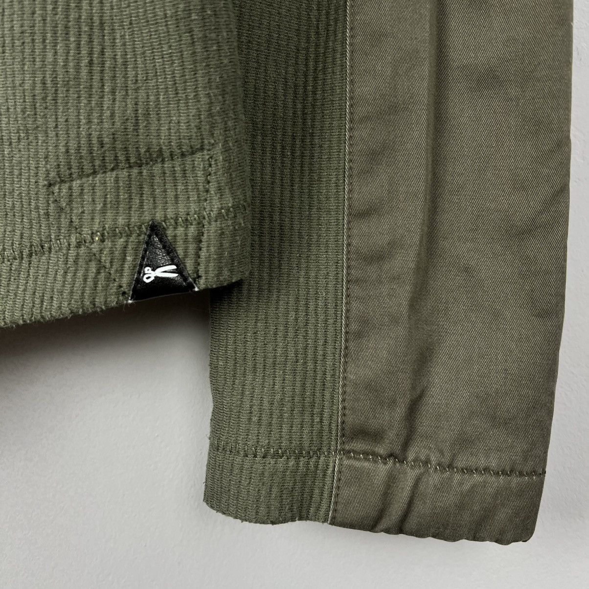 DENHAM × Designer × Japanese Brand Denham Sweater Khaki Longsleeve Polo Japanese Maharishi Size US M / EU 48-50 / 2 - 6 Thumbnail