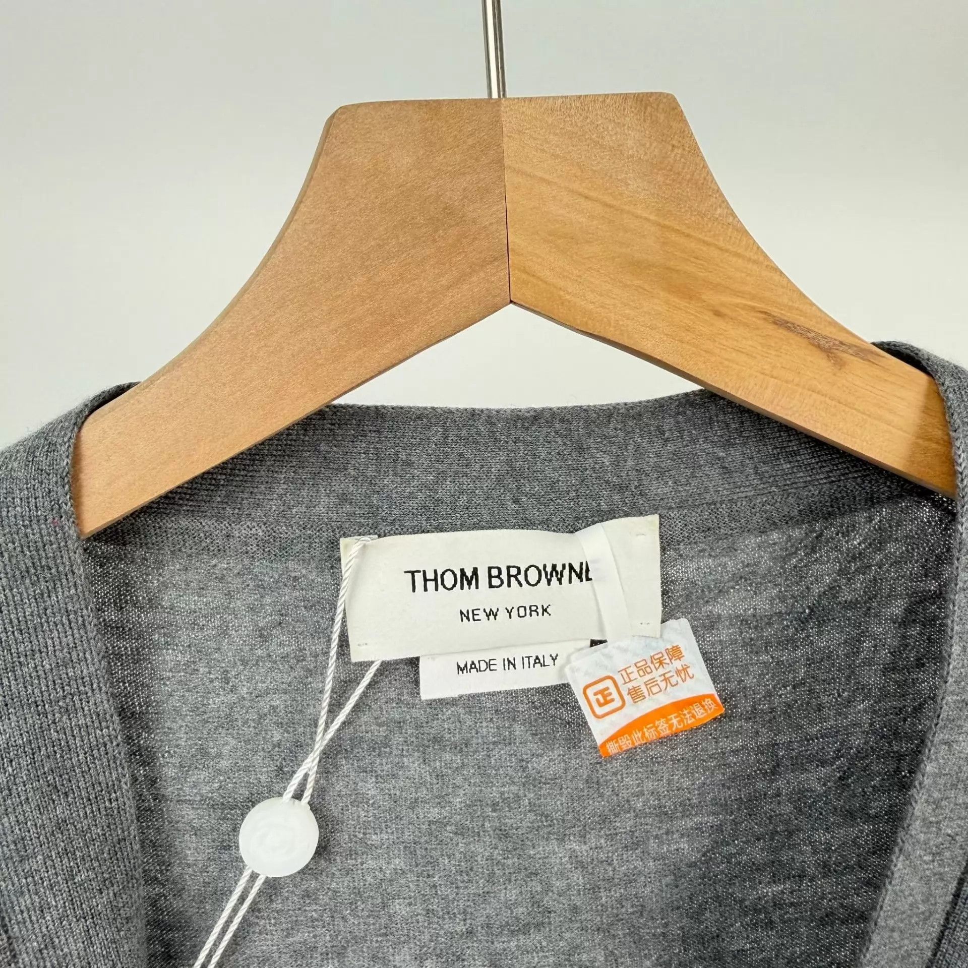 Thom Browne TB Wool Cardigan US 1 Gray Size US S / EU 44-46 / 1 - 5 Thumbnail