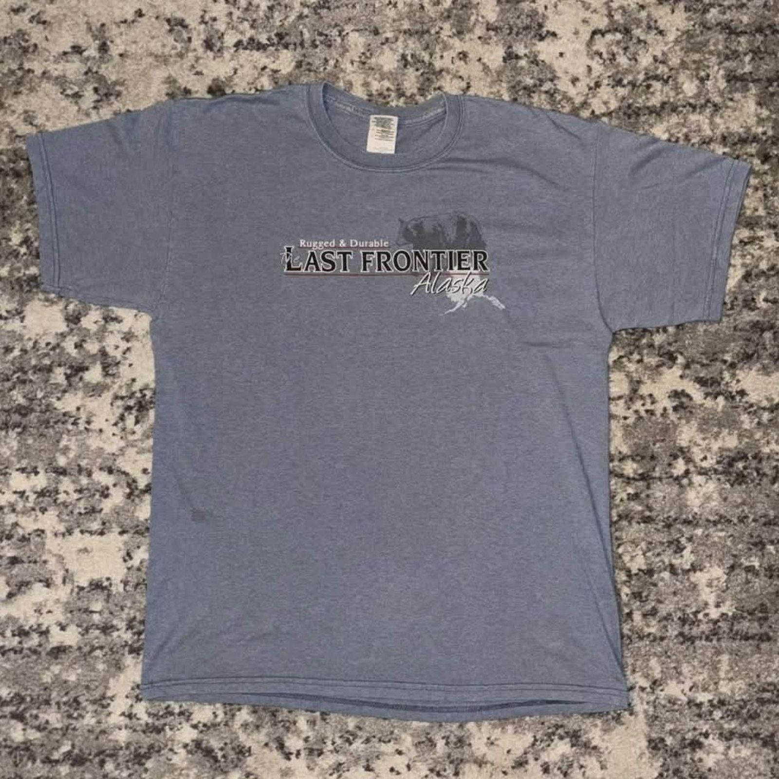 Vintage 00s Alaska The Last Frontier Outdoors Shirt Size US L / EU 52-54 / 3 - 1 Thumbnail