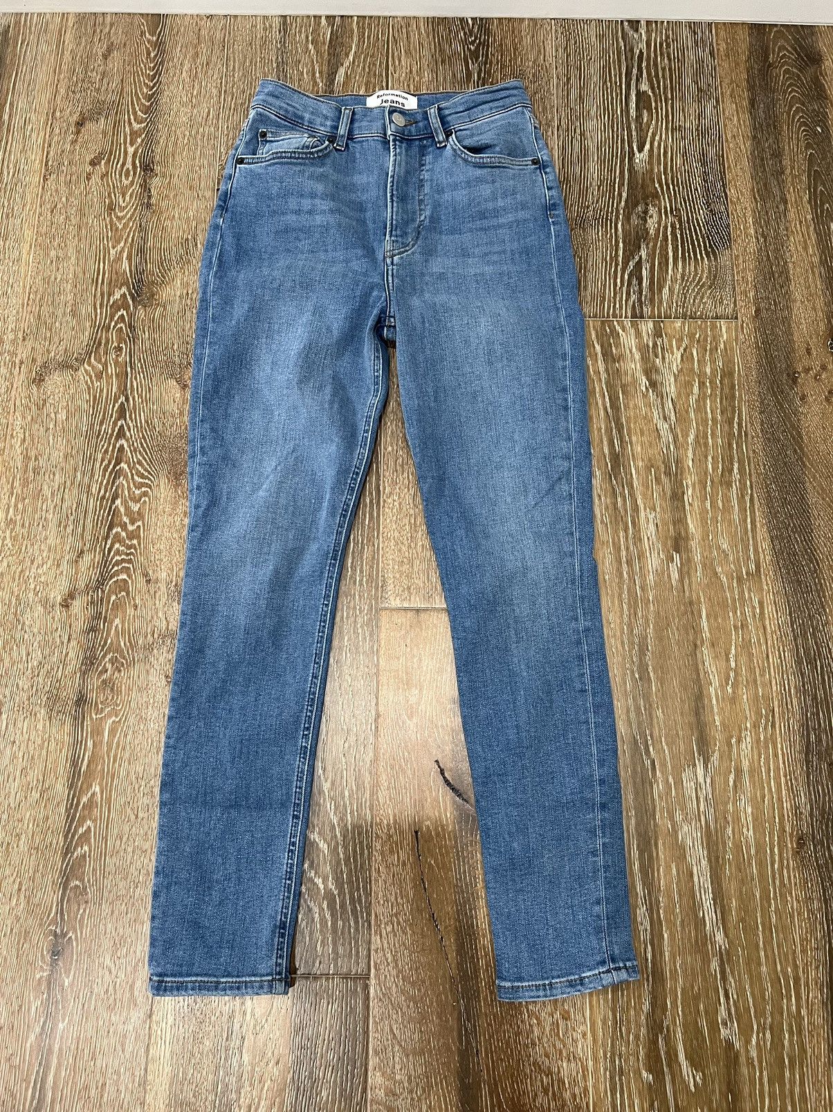 Reformation Womens reformation high and skinny crop jeans Size 24" / US 00 / IT 34 - 1 Thumbnail