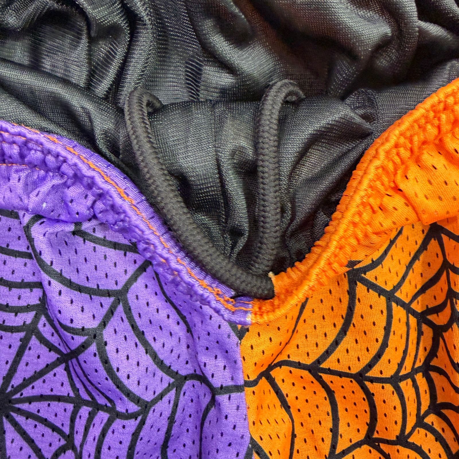 Vintage Lost Files Clothing Halloween Collection Spider Web Shorts Size US 34 / EU 50 - 5 Thumbnail