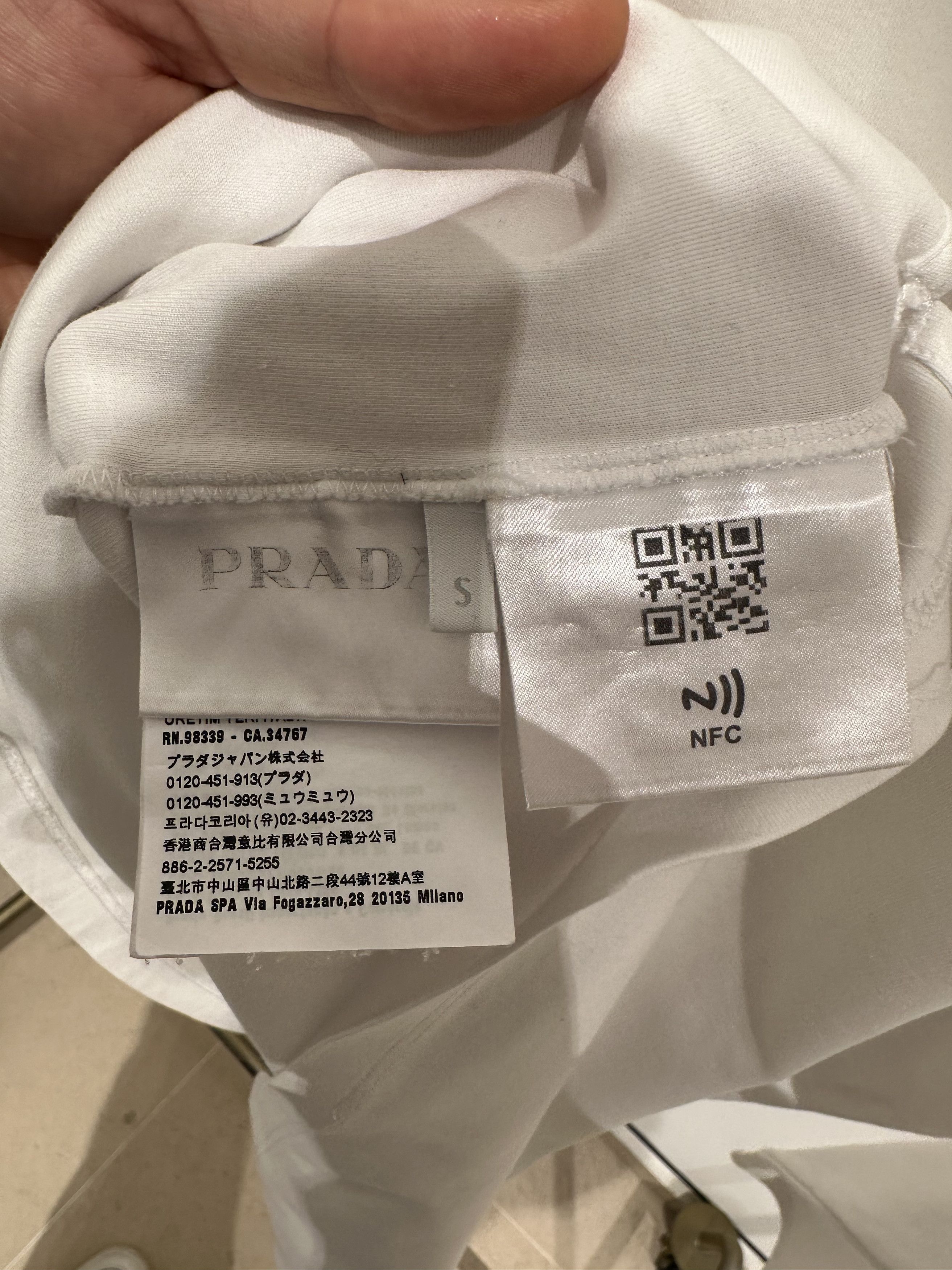 Prada × Raf Simons Boatneck Oversized Top Size US S / EU 44-46 / 1 - 5 Thumbnail