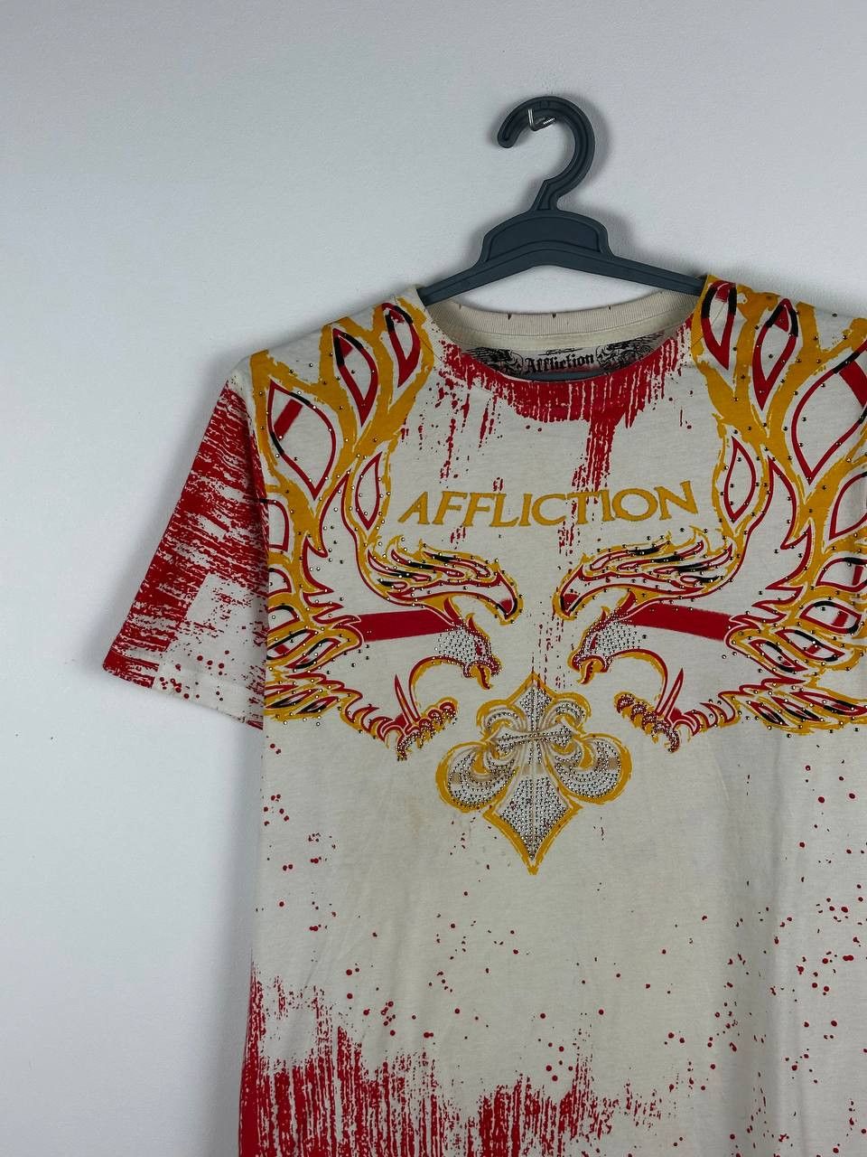 Affliction Y2K Grunge Affliction Angel Blood T Shirt Avant Garde Size US L / EU 52-54 / 3 - 3 Thumbnail