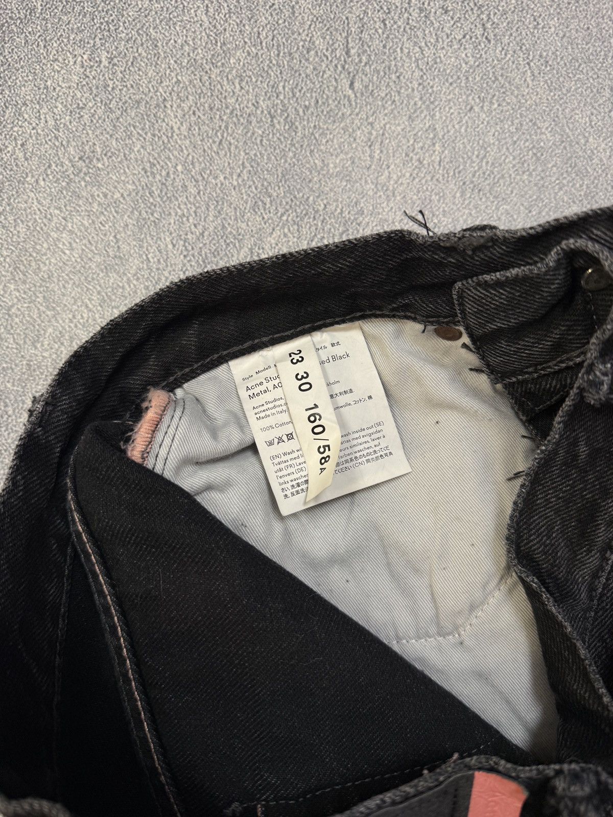 Acne Studios Acne Studios Jeans Denim Skinny Pants Melk Stay Black Size US 26 / EU 42 - 12 Thumbnail