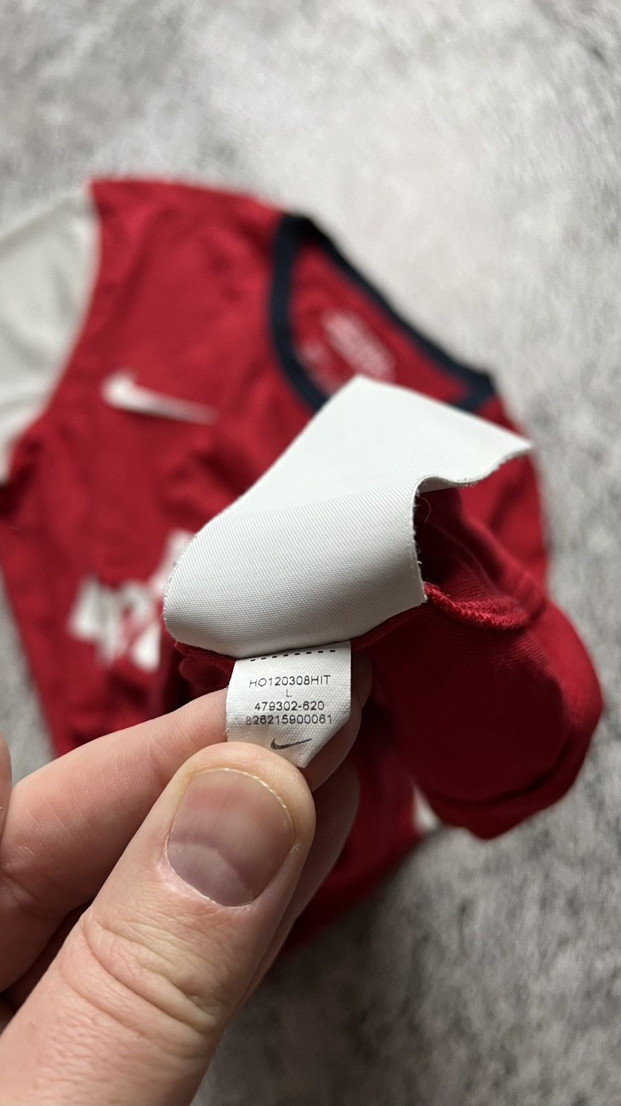 Nike 2012-2014 Arsenal London nike drill y2k jersey Size US L / EU 52-54 / 3 - 9 Thumbnail