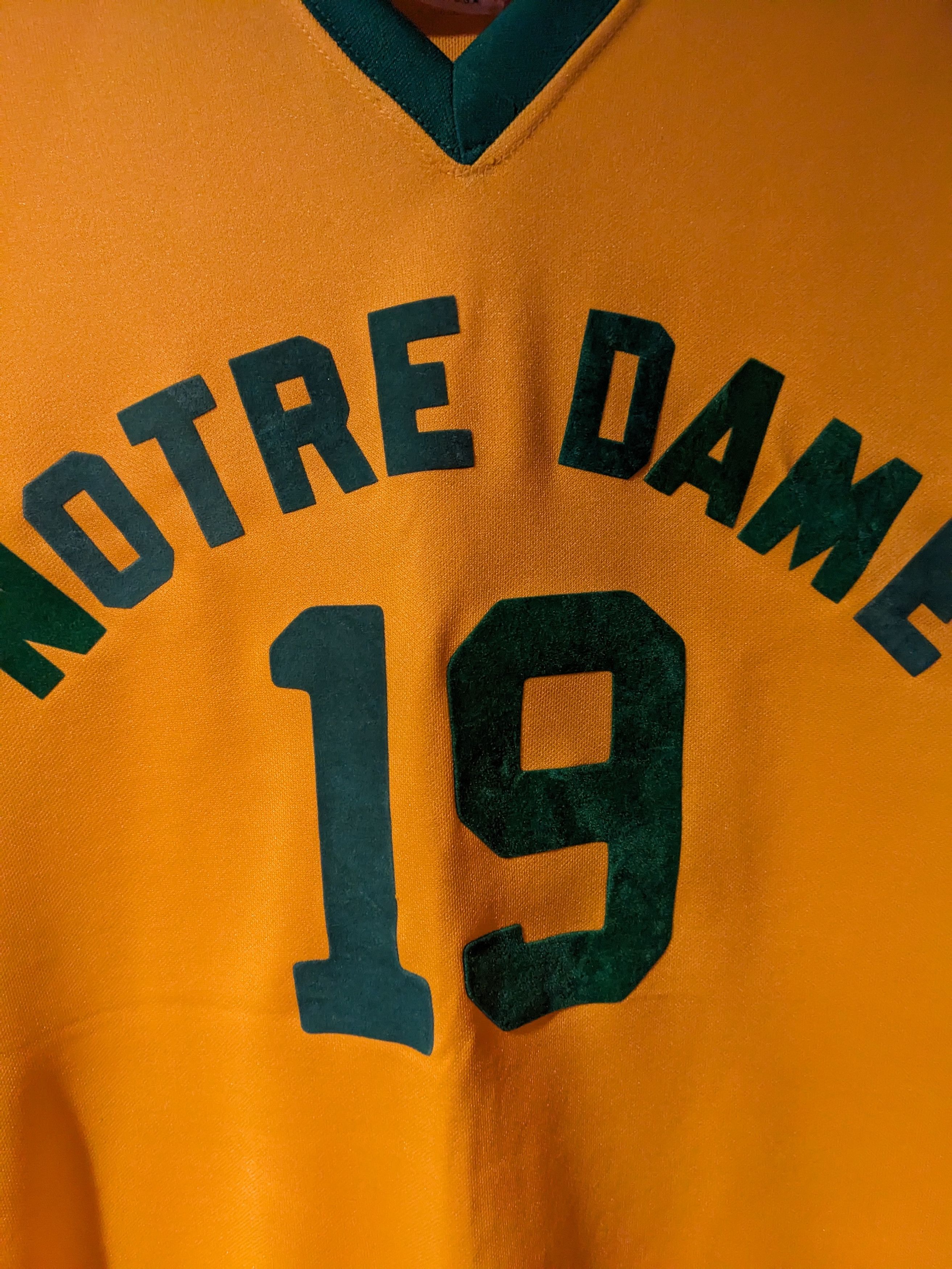 NCAA Vintage 80s Notre Dame Fighting Irish College Jersey Size US XL / EU 56 / 4 - 2 Thumbnail