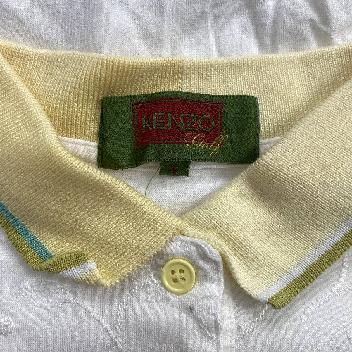 Kenzo Vintage Kenzo Golf Polo Shirt Designer Luxury Size S / US 4 / IT 40 - 6 Thumbnail