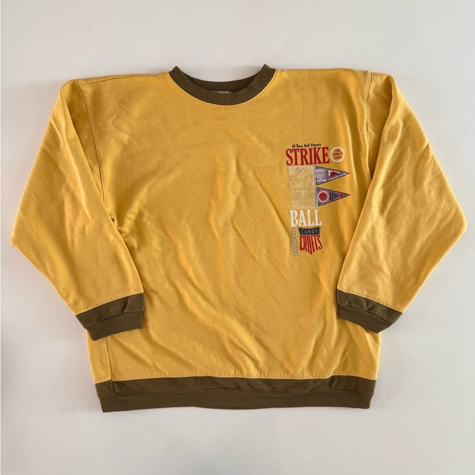 Vintage VTG baseball sweatshirt Size US M / EU 48-50 / 2 - 10 Thumbnail