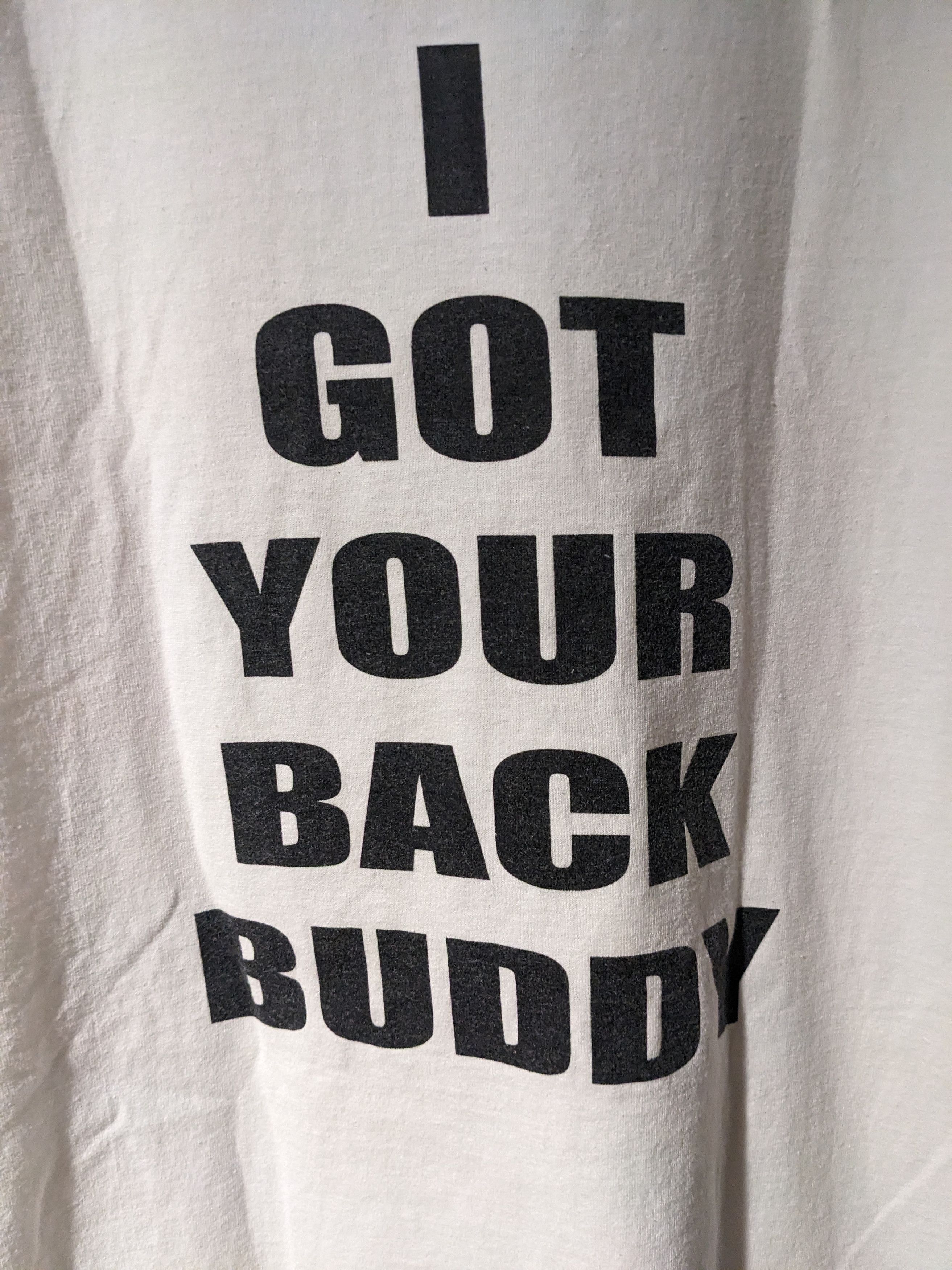 Vintage Vintage Save Kiss Theater I Got Your Back Buddy T-Shirt Size US L / EU 52-54 / 3 - 5 Thumbnail