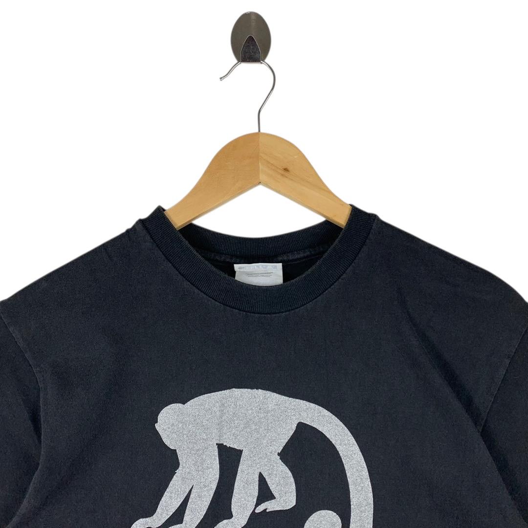 Hanes Vintage Hanes Beefy-T "Justa Record" Monkey Graphic Tee Size US L / EU 52-54 / 3 - 2 Thumbnail