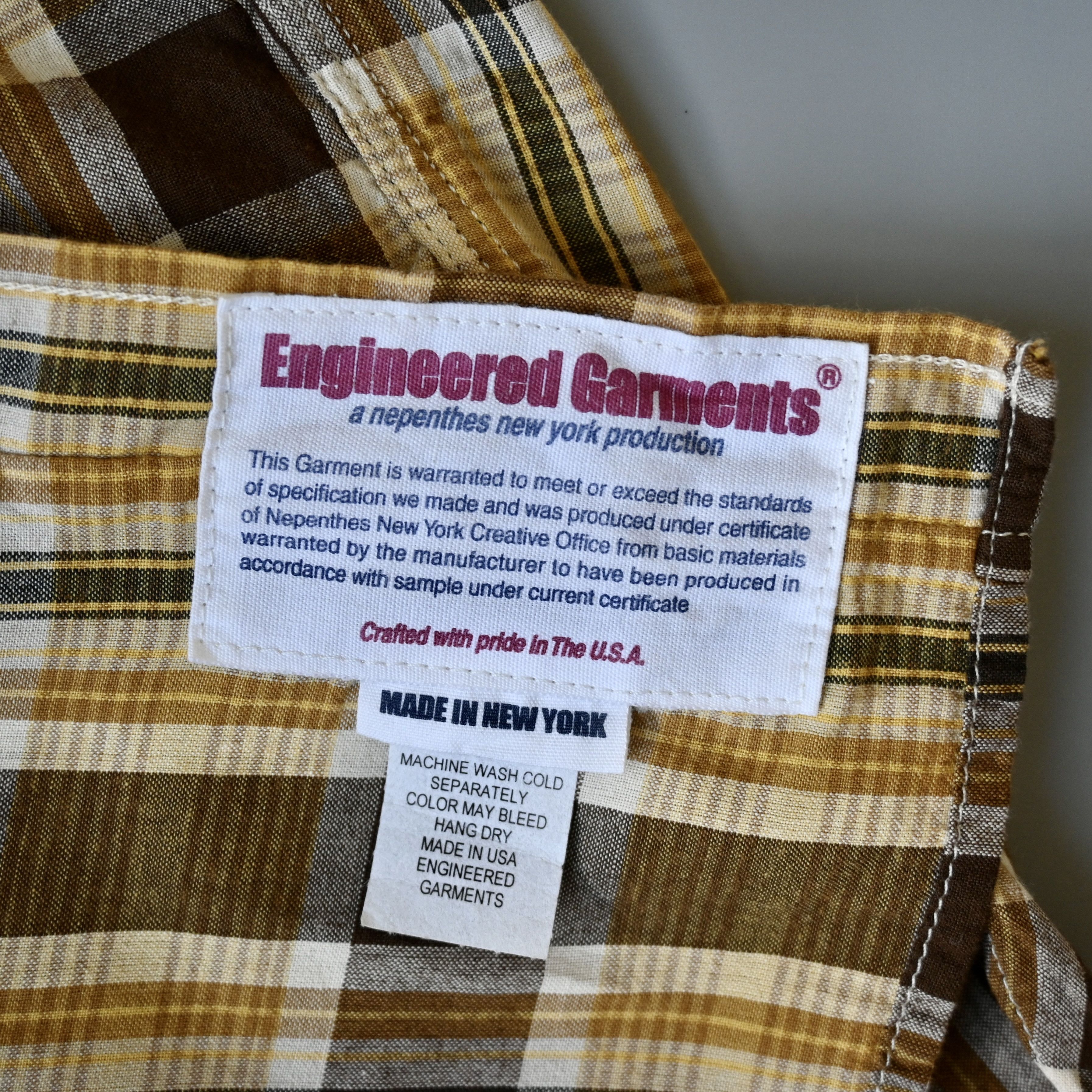 Engineered Garments 2000s ENGINEERED GARMENTS Work Shirt light weight cotton XS Size US XS / EU 42 / 0 - 13 Thumbnail