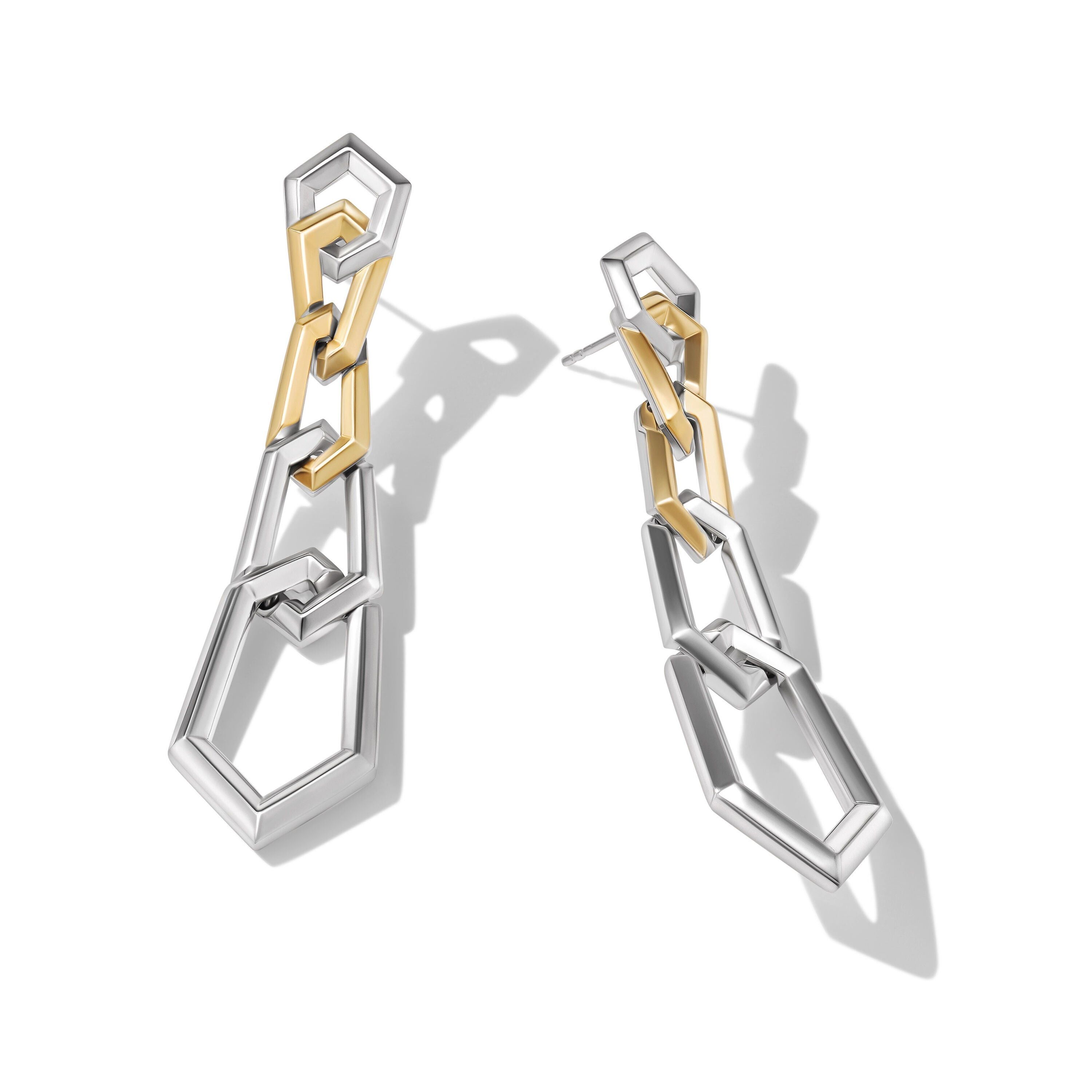 David Yurman o1w1db10525 E17907 Earrings in Sterling Silver with 18K Gold Size ONE SIZE - 2 Thumbnail