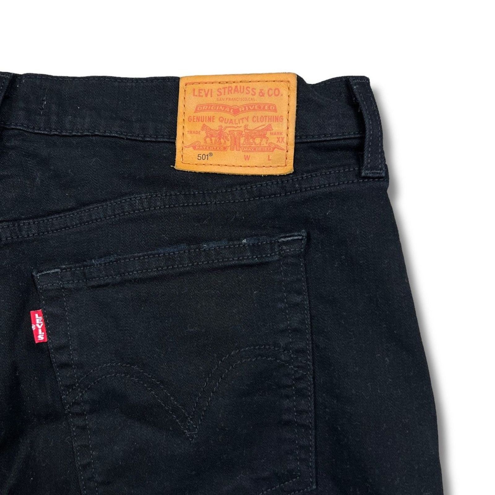 Levi's × Vintage Levi's 501 Jeans 36x26 Wedgie Skinny Thrashed Denim Pants Size US 36 / EU 52 - 7 Thumbnail