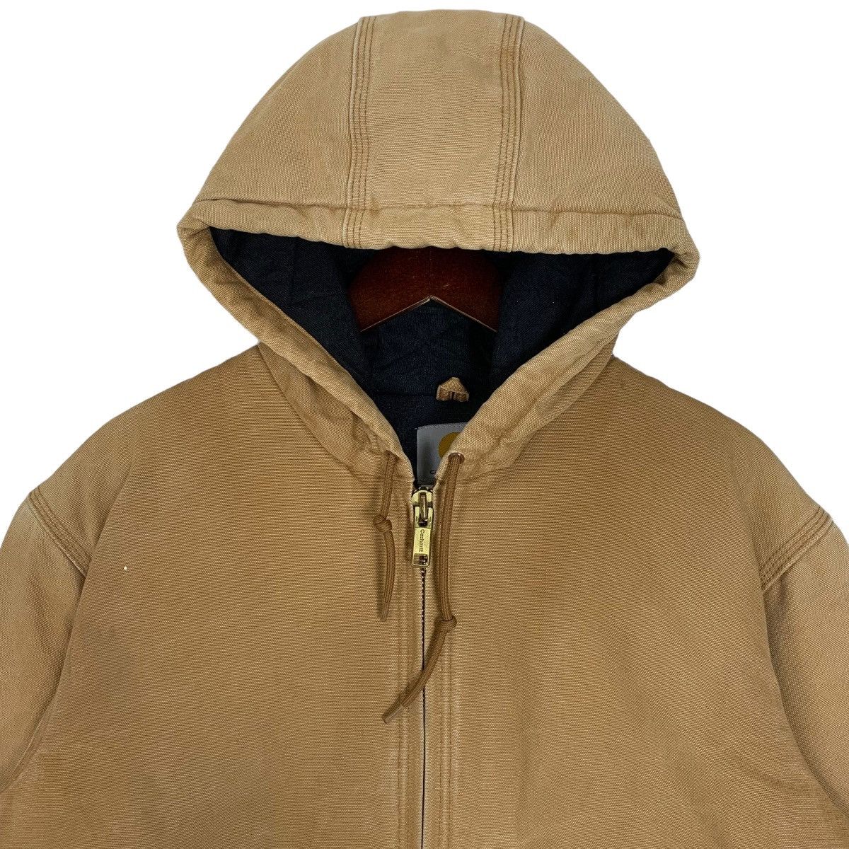 Carhartt × Vintage Vintage Carhatt Duck Active Jacket Carhatt Zipper Jacket Size US M / EU 48-50 / 2 - 2 Thumbnail