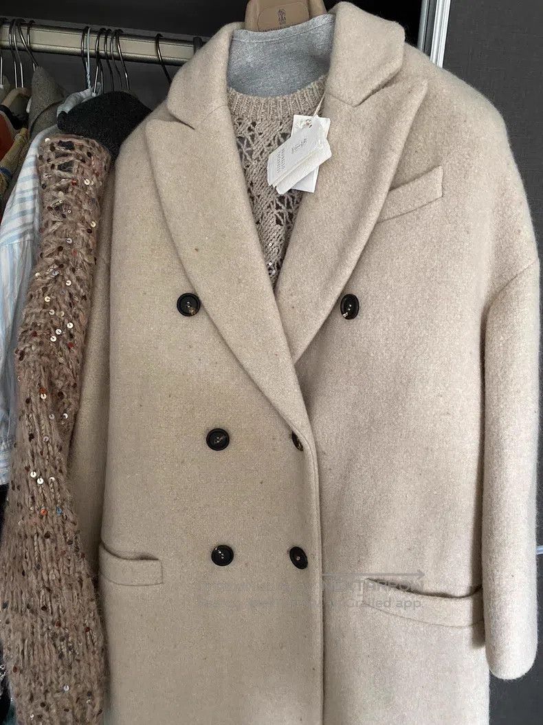 brunello cucinelli Alpaca coat