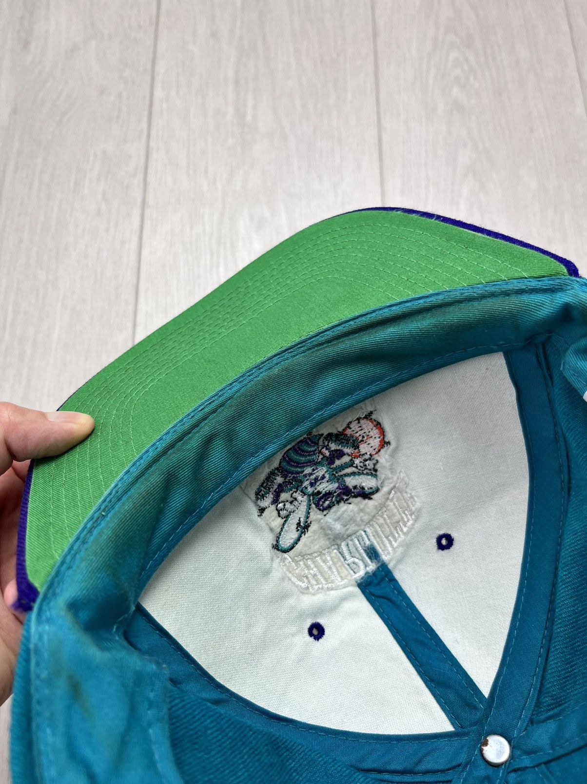 NBA × Vintage Vintage Charlotte Hornets Cap NBA 90s Rare Sportwear Hype Size ONE SIZE - 10 Thumbnail