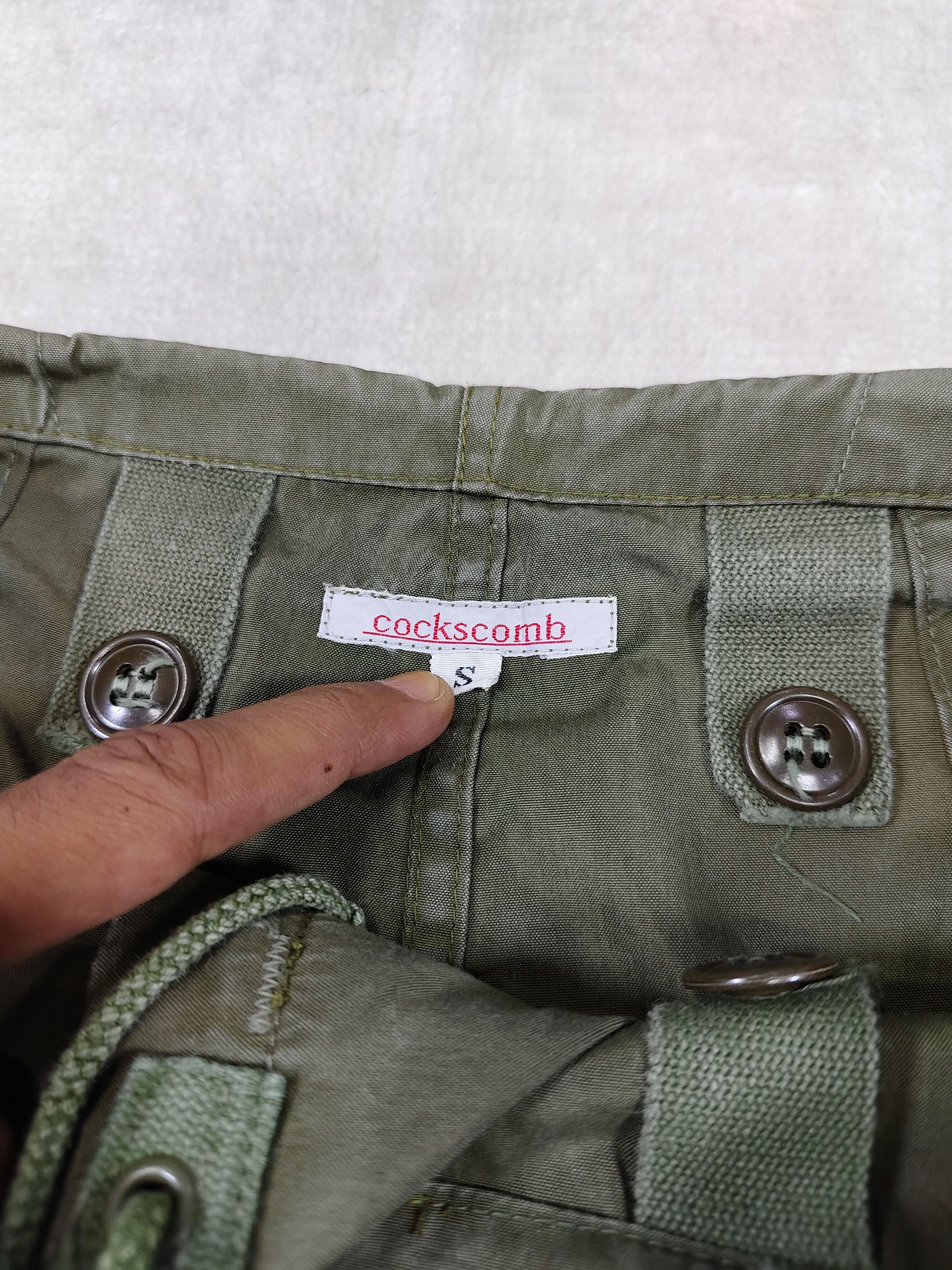 Seditionaries 🔥Rare Cockscomb Y2K Tactical Rebuild Army Asymmetric Skirt Size 29" - 10 Thumbnail