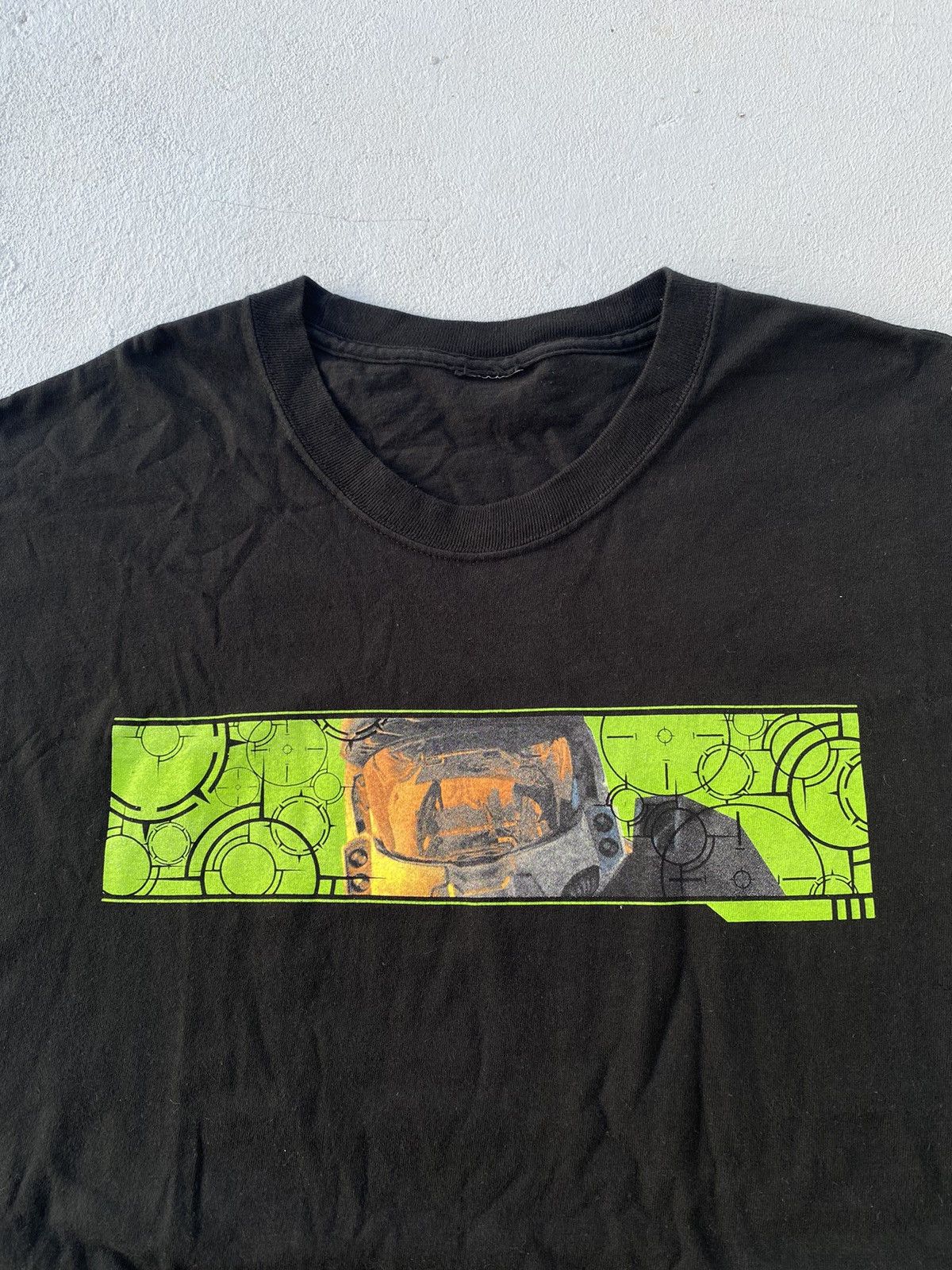 Image of Vintage 2004 Halo 2 Xbox Tee in Black, Men's (Size 2XL)