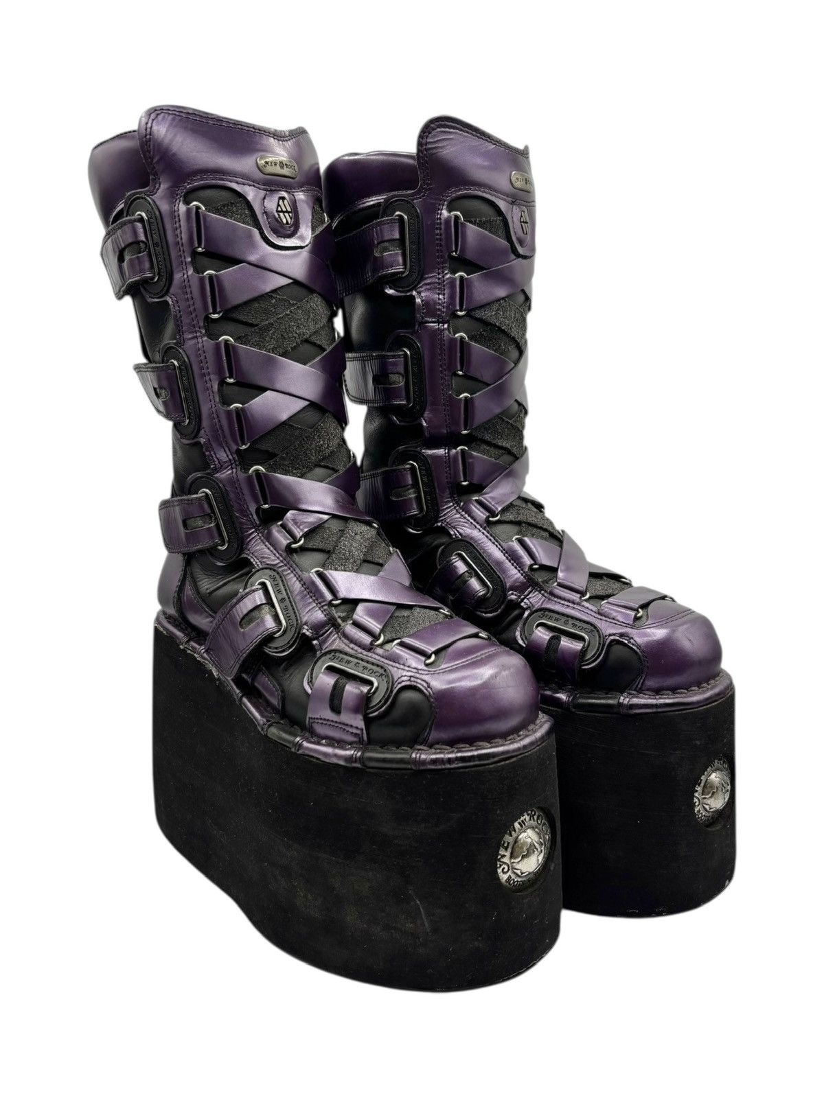 New Rock × Vintage Rare! vintage New Rock Y2k archive boots