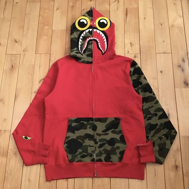 Bape × Hebru Brantley BAPE × HEBRU BRANTLEY FLYBOY Shark Full Zip Hoodie APE Size US XL / EU 56 / 4 - 1 Thumbnail