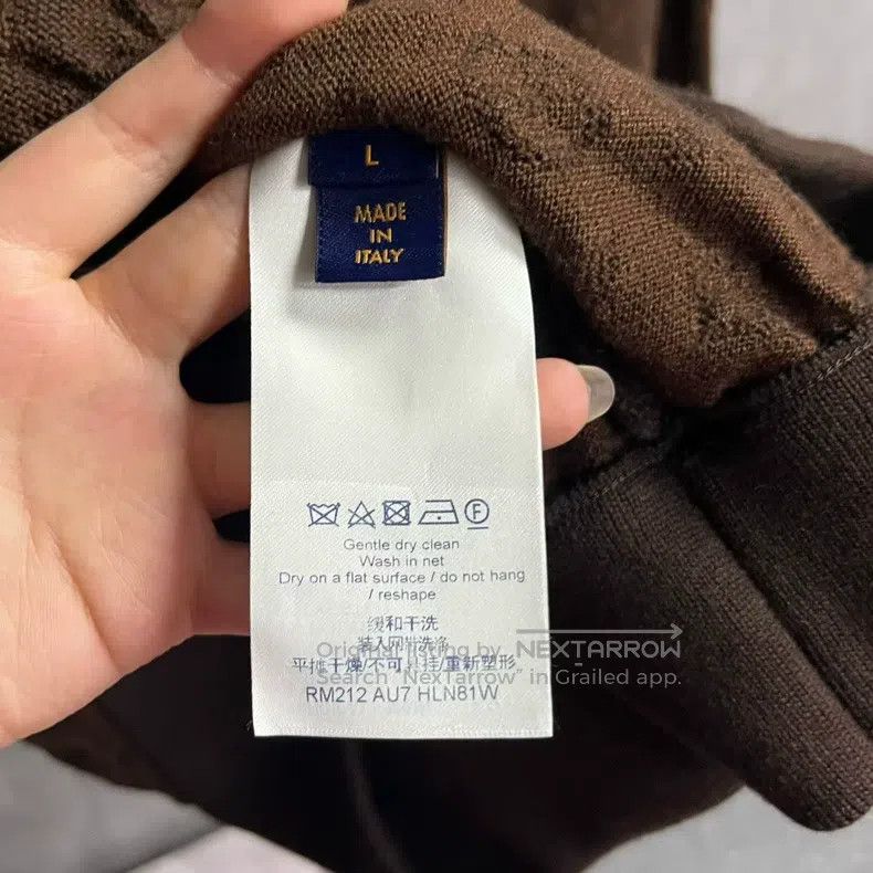 Louis Vuitton Louis Vuitton Brown Solid Drawstring Hooded Long Sleeve Pu Size US L / EU 52-54 / 3 - 3 Thumbnail