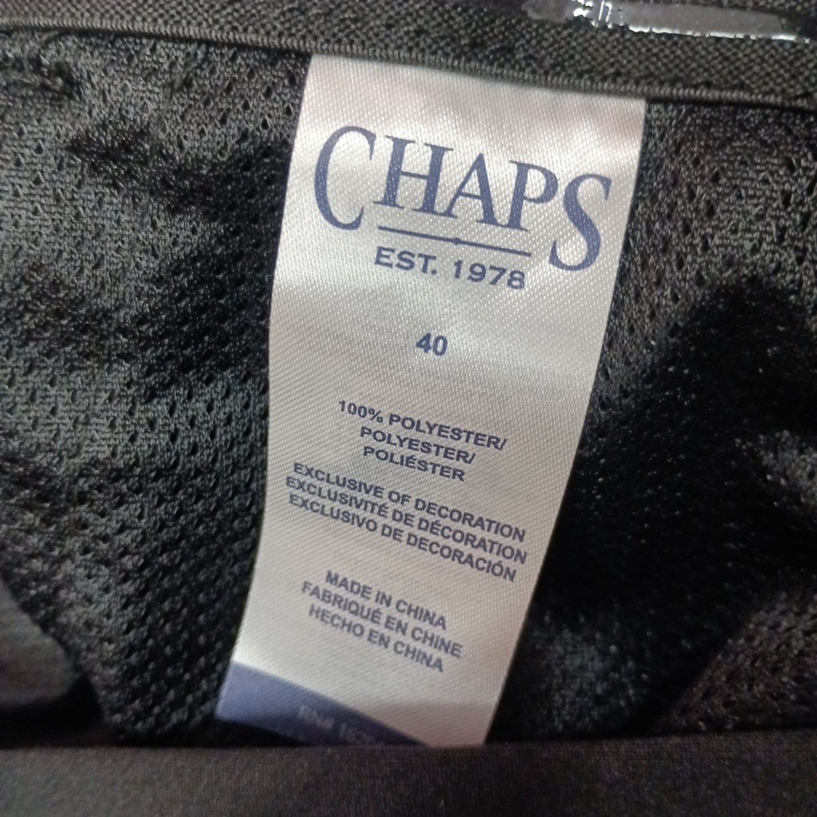 Chaps Chaps Golf Slim Fit Pants Mens 40x32 Black Stretch Waistband Size US 40 / EU 56 - 5 Thumbnail
