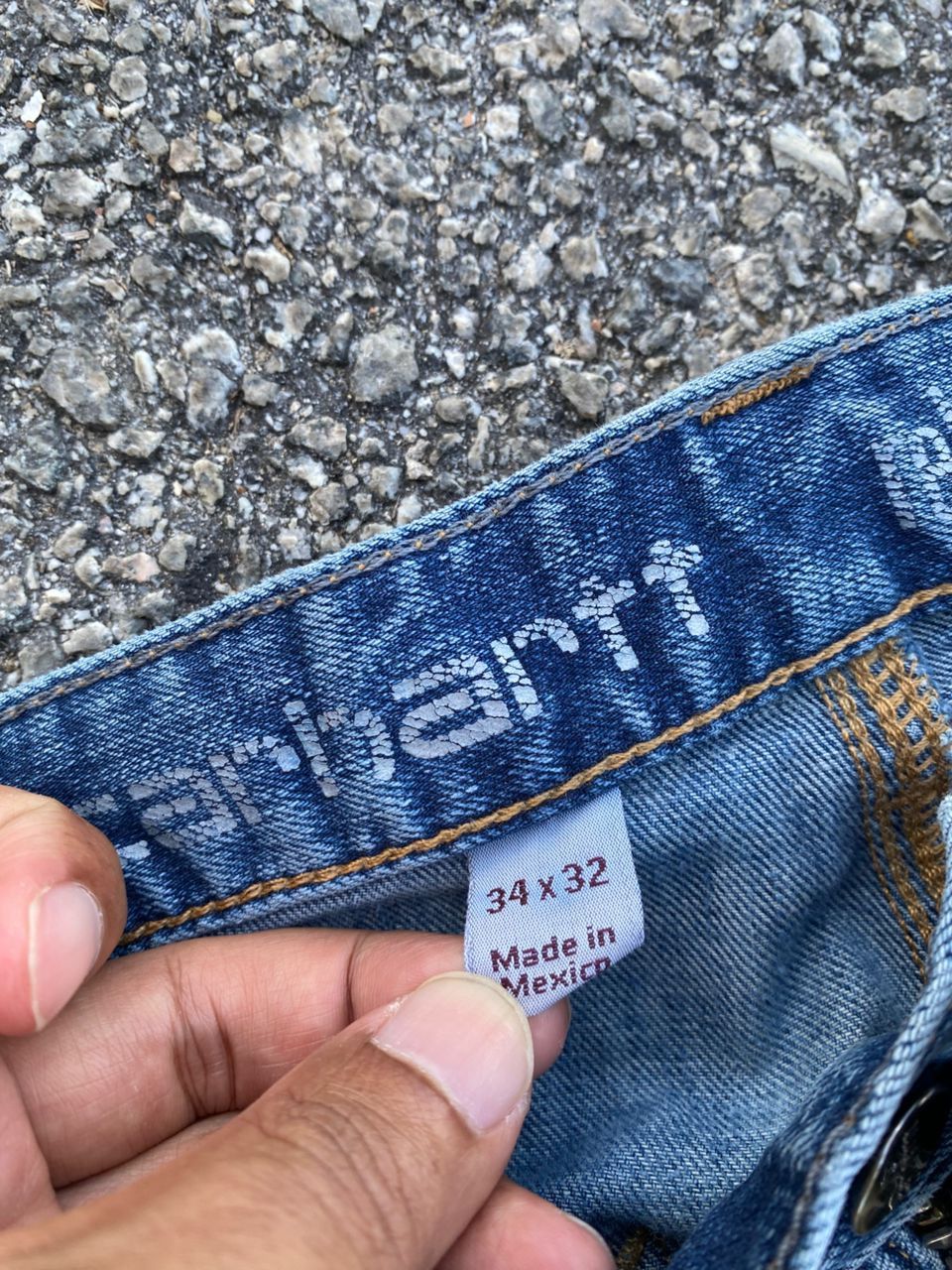 Carhartt Vintage Carhartt Relaxed Fit Carpenter Distressed Denim Size US 34 / EU 50 - 11 Thumbnail
