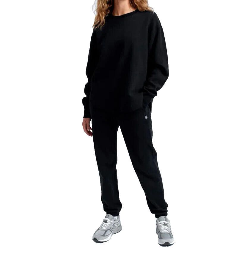 Reigning Champ Reigning Champ Women Small Black Flatback Thermal Shirt Top Size S / US 4 / IT 40 - 1 Thumbnail