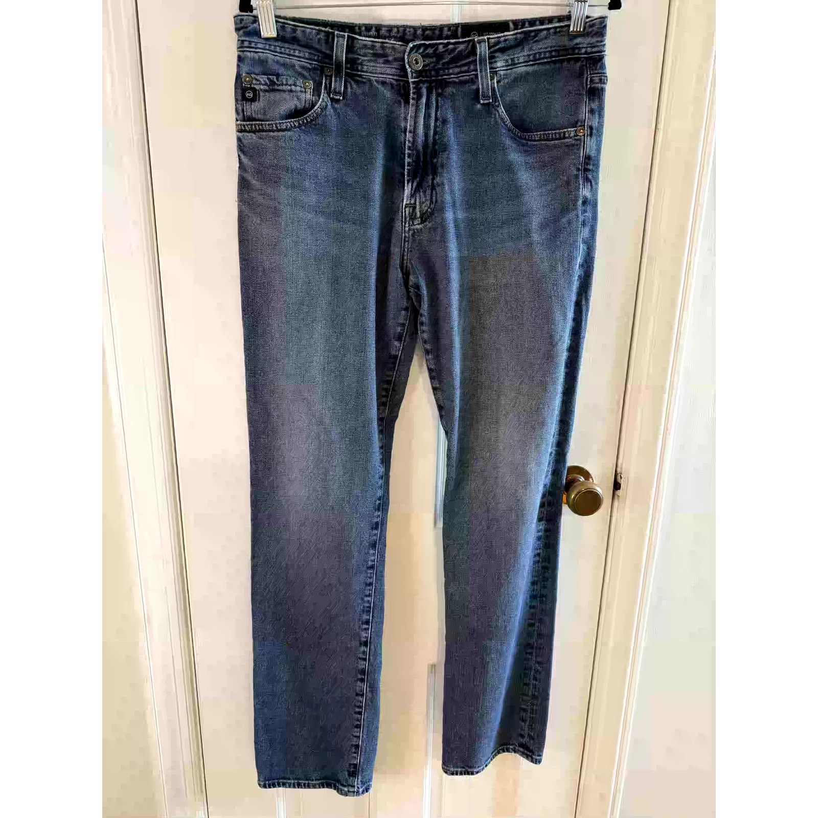 AG Adriano Goldschmied AG Everett Men's Slim Straight Blue Jean Size 32, Inseam 29 Size US 32 / EU 48 - 10 Thumbnail