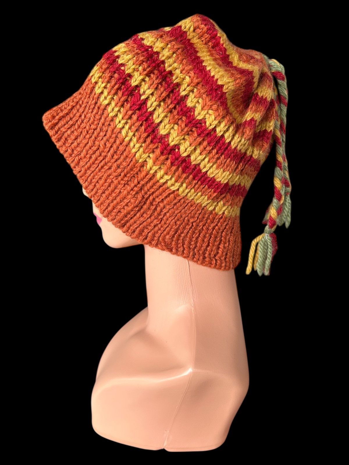 Kapital Crochet Knitted Handmade Big Beanie Hats Size ONE SIZE - 1 Thumbnail