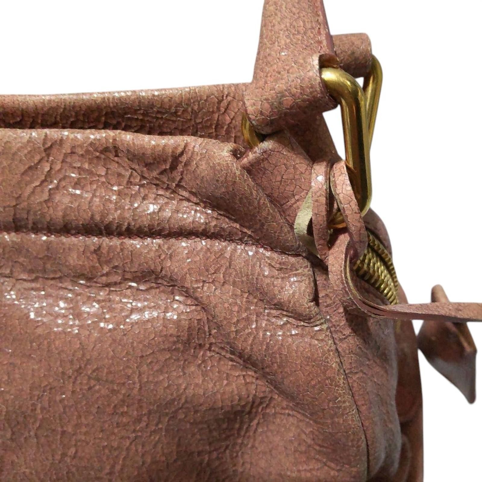 Prada Prada - Pink Leather Handbag Size ONE SIZE - 7 Thumbnail