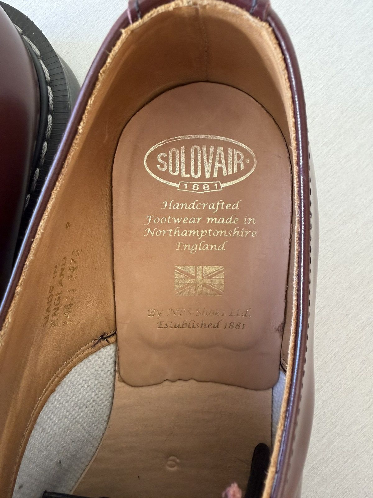 Solovair Gibson Shoe Oxblood Size US 10 / EU 43 - 6 Thumbnail