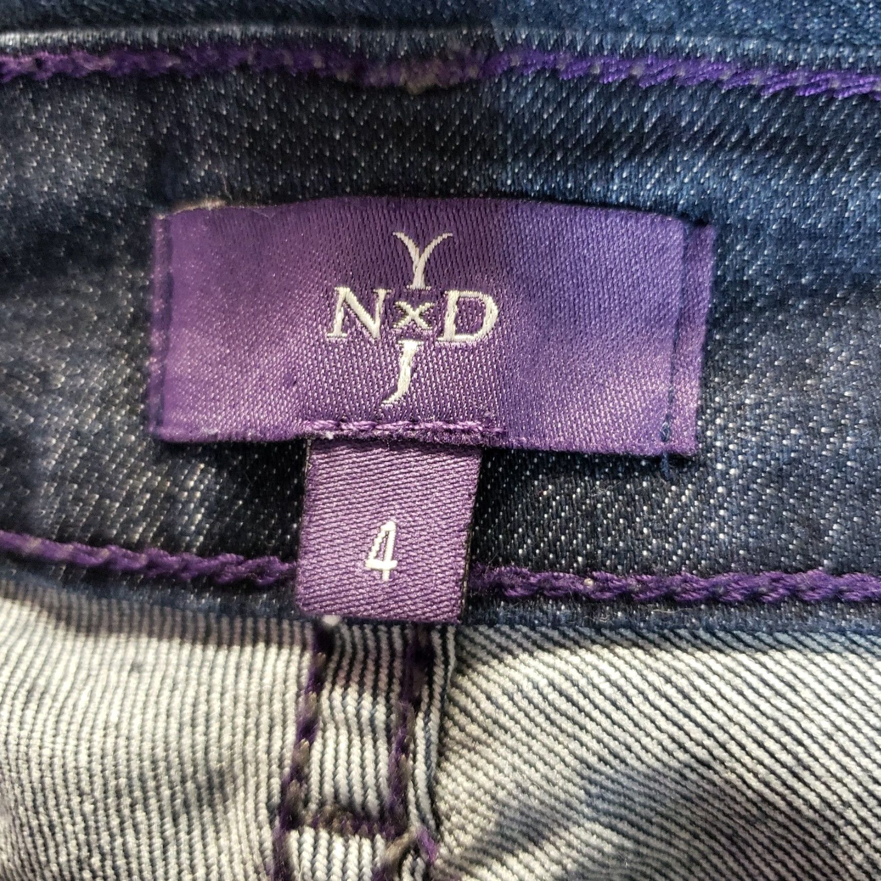 NYDJ NYDJ Jeans Womens Straight Leg Sz 4 Blue Mid Rise Pockets Denim Cotton Blend 31.5 Inseam 9 Rise Size 27" / US 4 / IT 40 - 8 Thumbnail