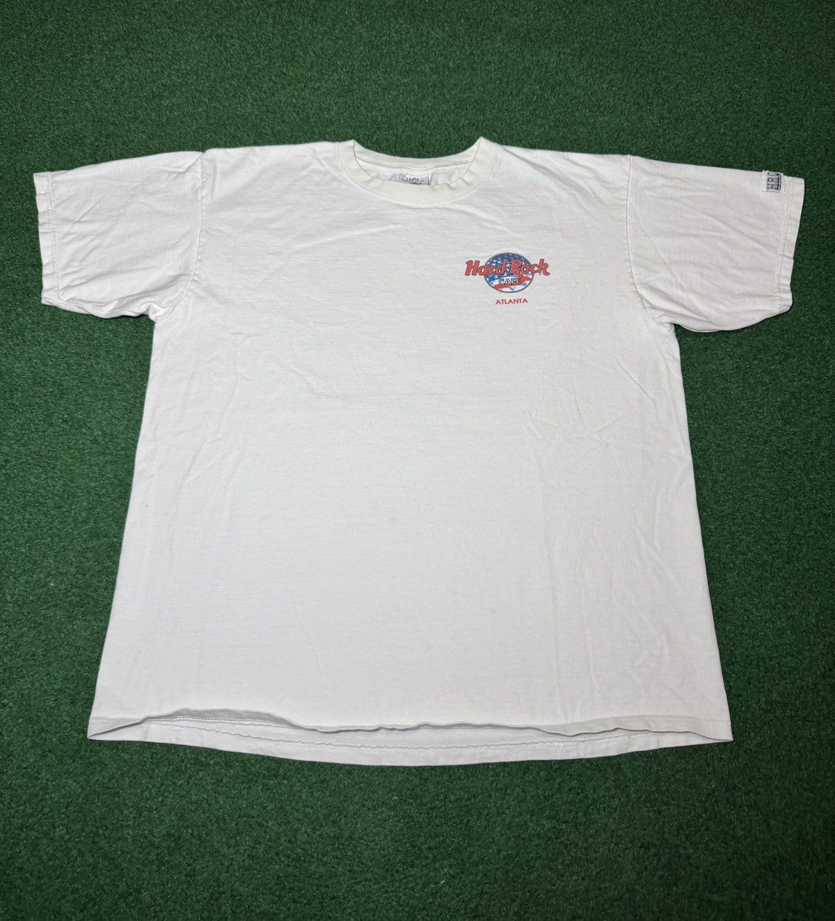 Hard Rock Cafe Hard Rock Cafe Atlanta Vintage 90s White Graphic L T Shirt Size US L / EU 52-54 / 3 - 3 Thumbnail
