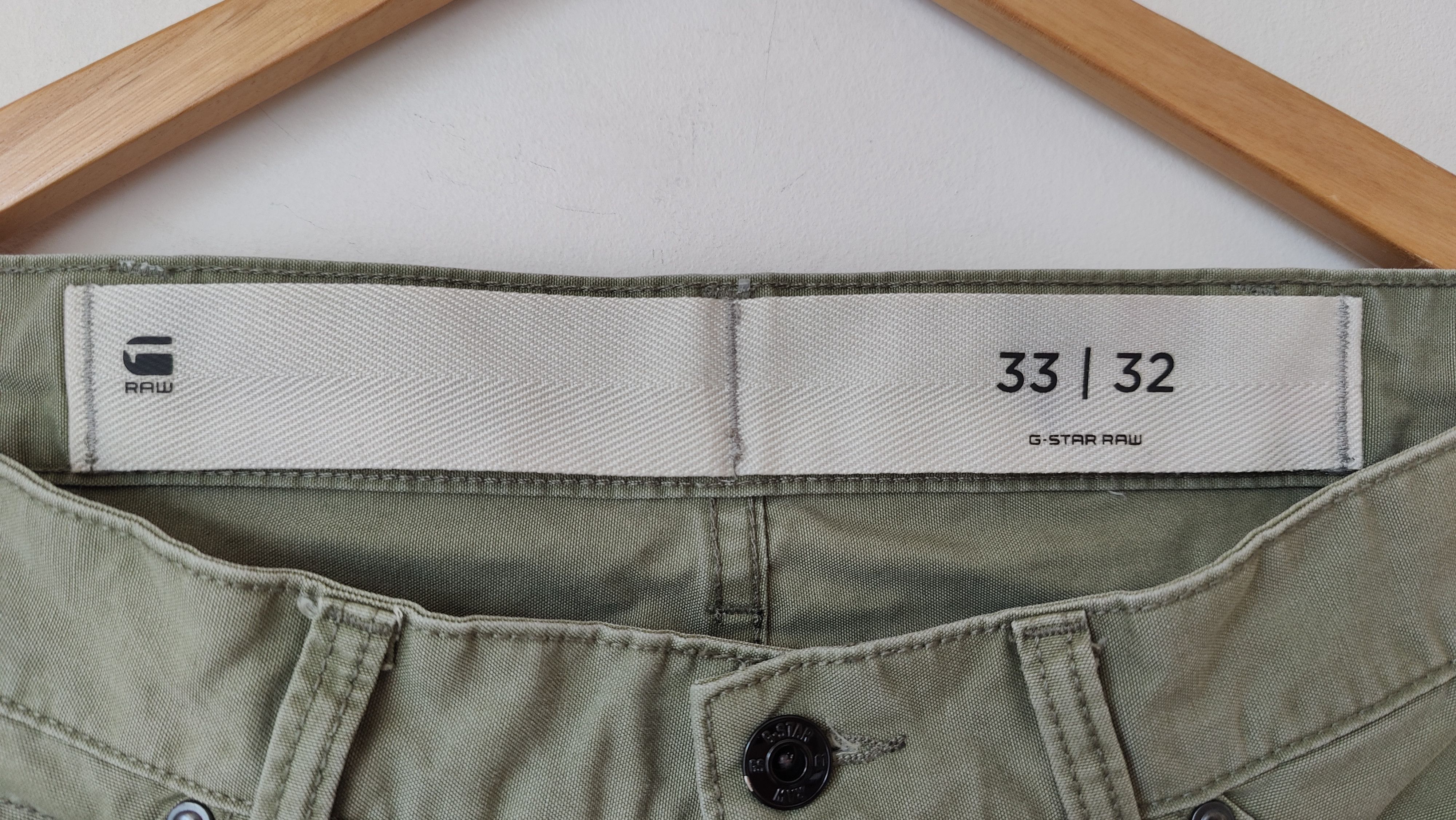 G-Star G Star Raw Khaki Biker Pants Slim Japan Style Size US 33 - 5 Thumbnail