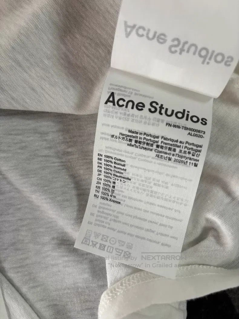Acne Studios Acne Studios Vintage Distressed Short Sleeve T-Shirt Size XS / US 0-2 / IT 36-38 - 6 Thumbnail