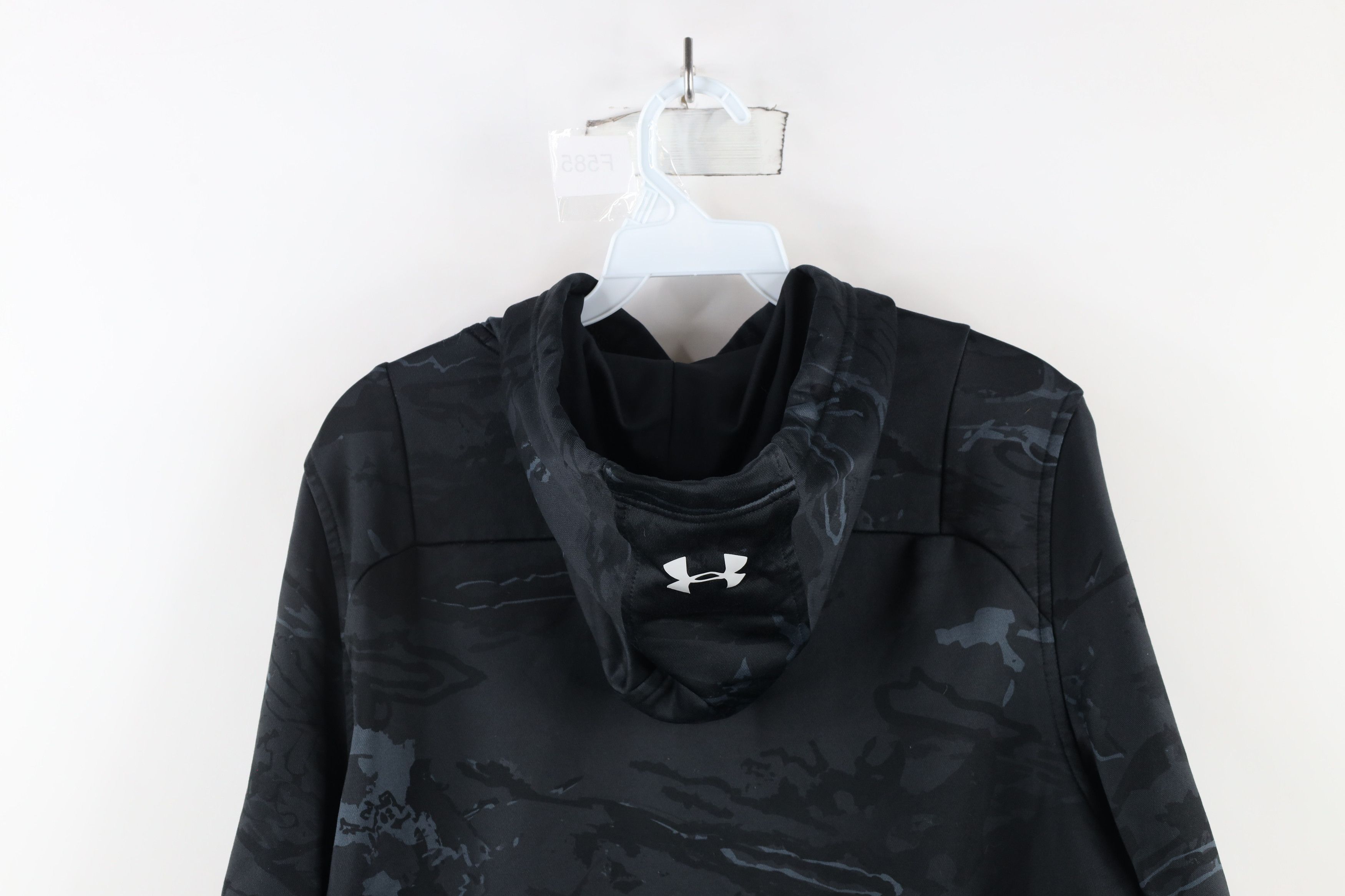 Under Armour × Vintage Under Armour Hunt Camouflage Hoodie Sweatshirt Black Size US M / EU 48-50 / 2 - 13 Thumbnail