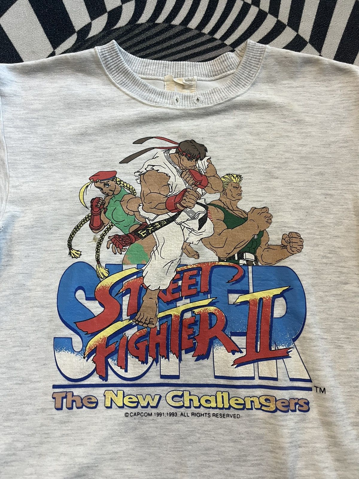 Anime Vintage STREET FIGHTER ll 1993’s CAPCOM (kid size) Sweater Size US S / EU 44-46 / 1 - 5 Thumbnail