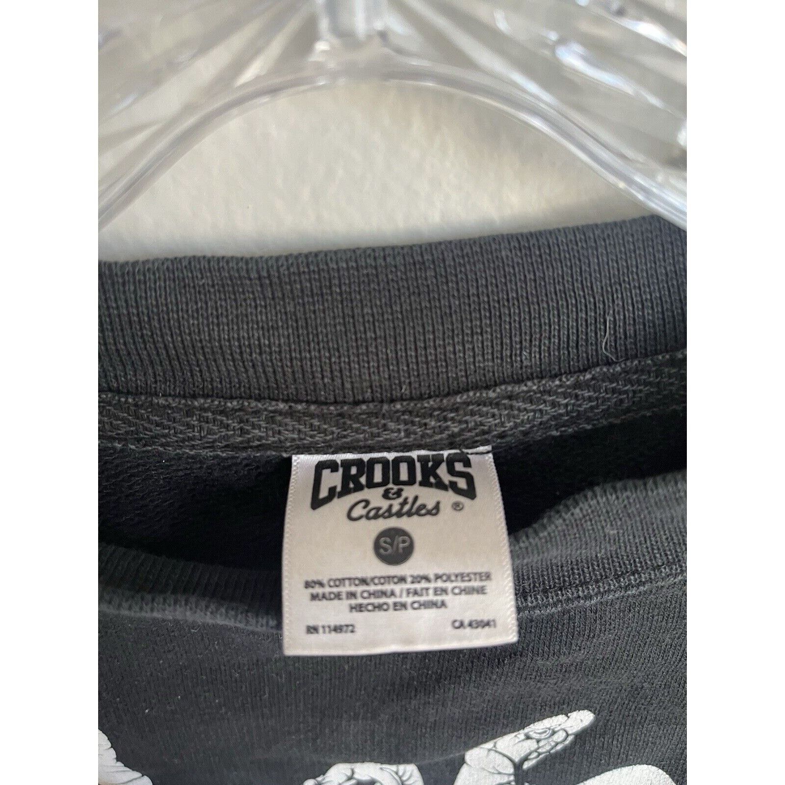Crooks & Castles Crooks & Castles small Black Sweatshirt Medusa Floral Snakes Size US S / EU 44-46 / 1 - 4 Thumbnail