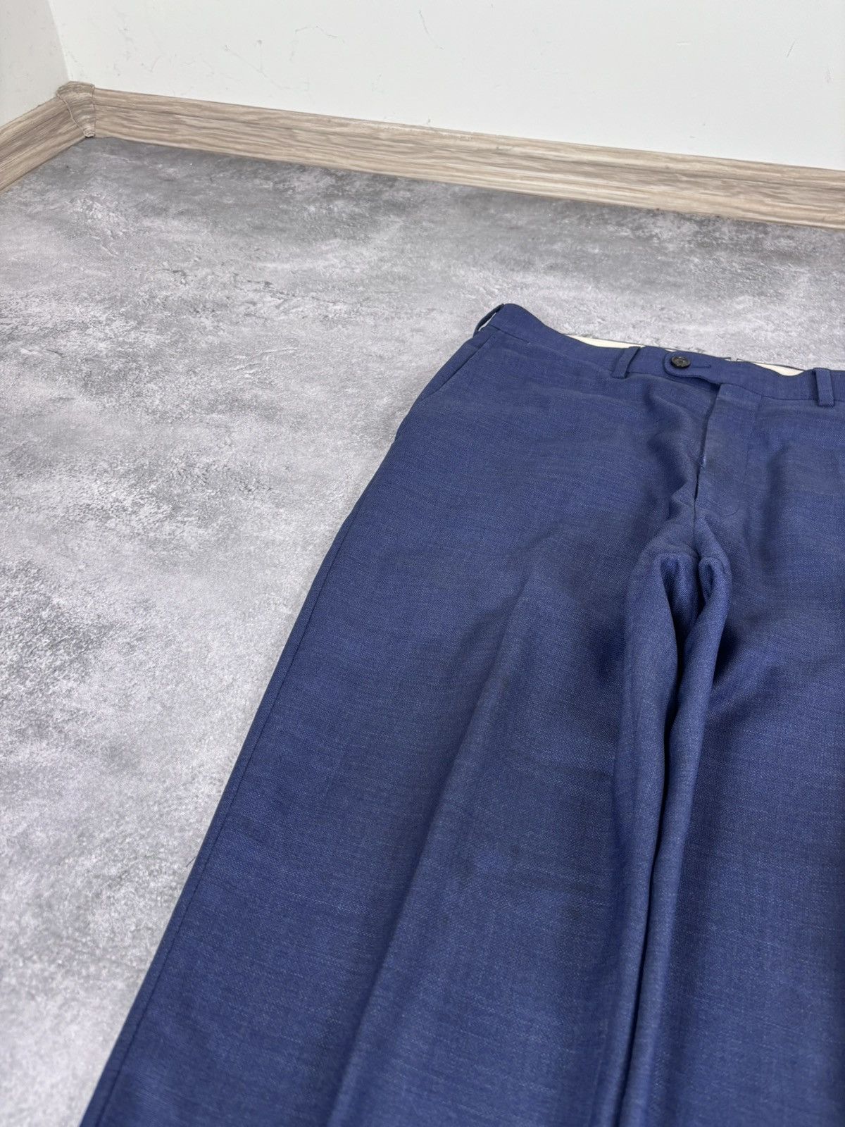 Suitsupply Suitsupply Sienna Men’s 2-Piece Blue Super 130’s Wool Suit Size 38R - 14 Thumbnail