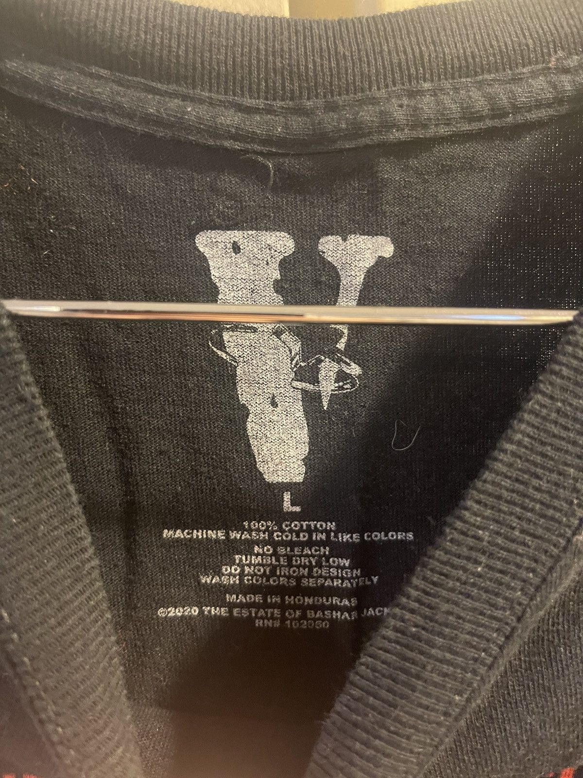 Vlone Vlone x Pop Smoke Black T-shirt Tee Large Size US L / EU 52-54 / 3 - 4 Thumbnail