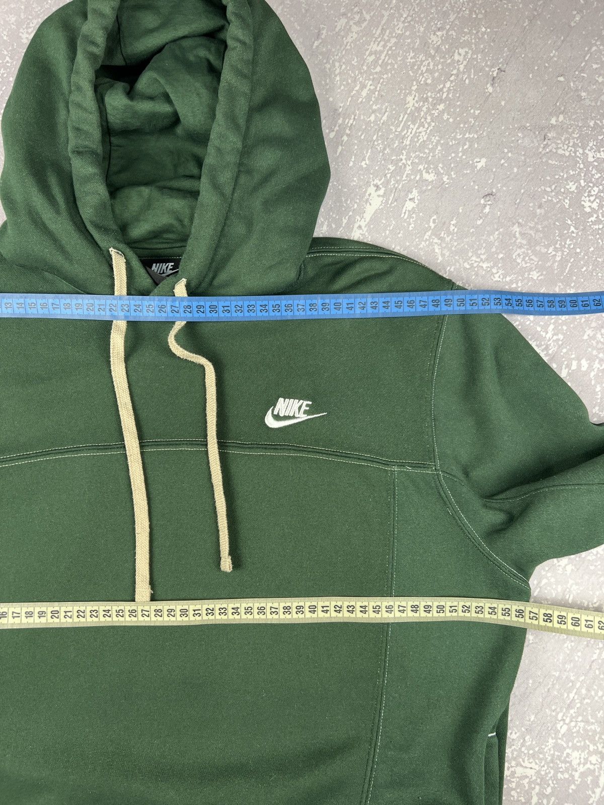 Nike Vintage Y2K Nike Swoosh Two Pockets Hoodie Mens M Green Size US M / EU 48-50 / 2 - 6 Thumbnail