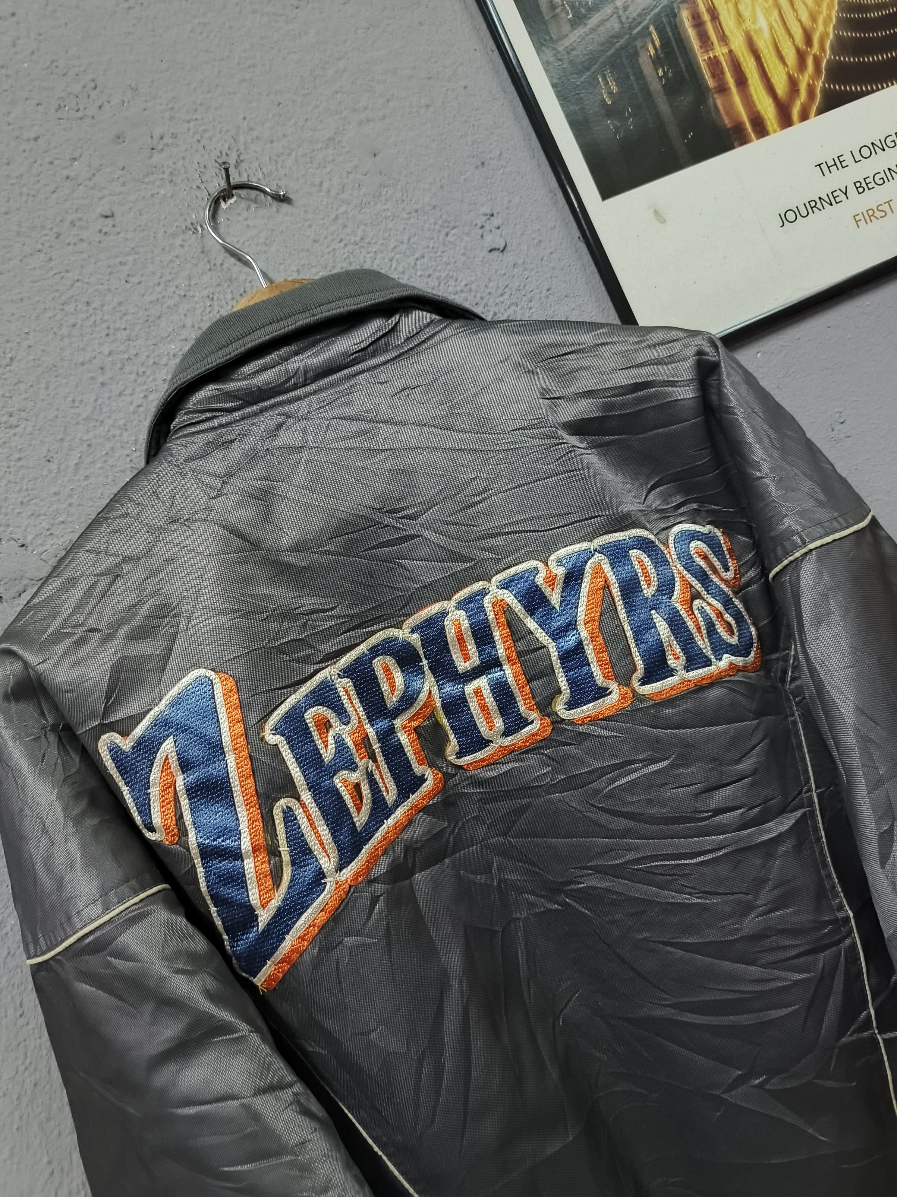 Japanese Brand SSK ZEPHYRS VTG BASEBALL VARSITY JACKET BOMBER JACKET Size US L / EU 52-54 / 3 - 4 Thumbnail
