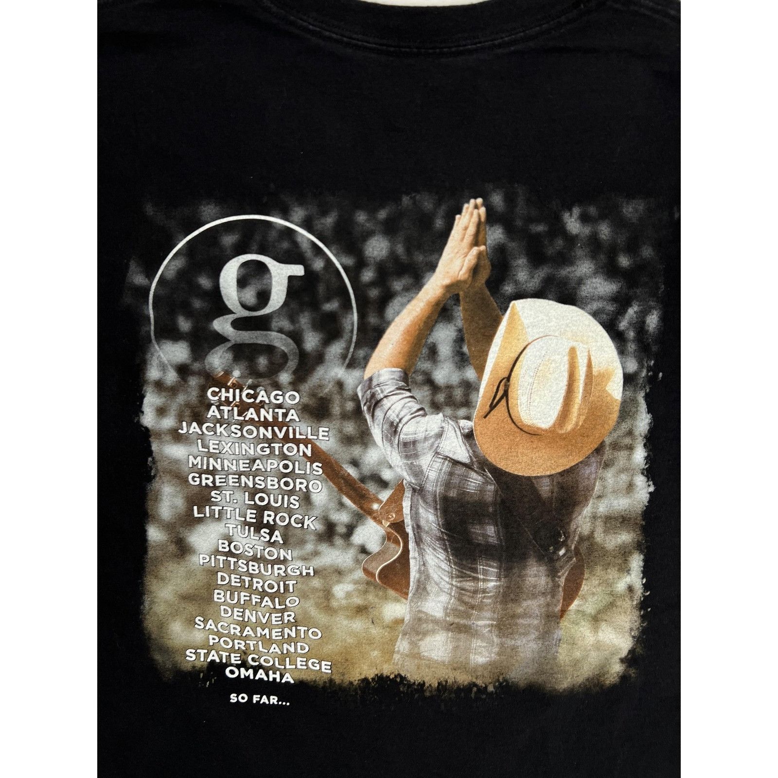 Hanes Garth Brooks T-Shirt Mens 3XL Black World Tour 2014-15 Conce Size US XXL / EU 58 / 5 - 8 Thumbnail