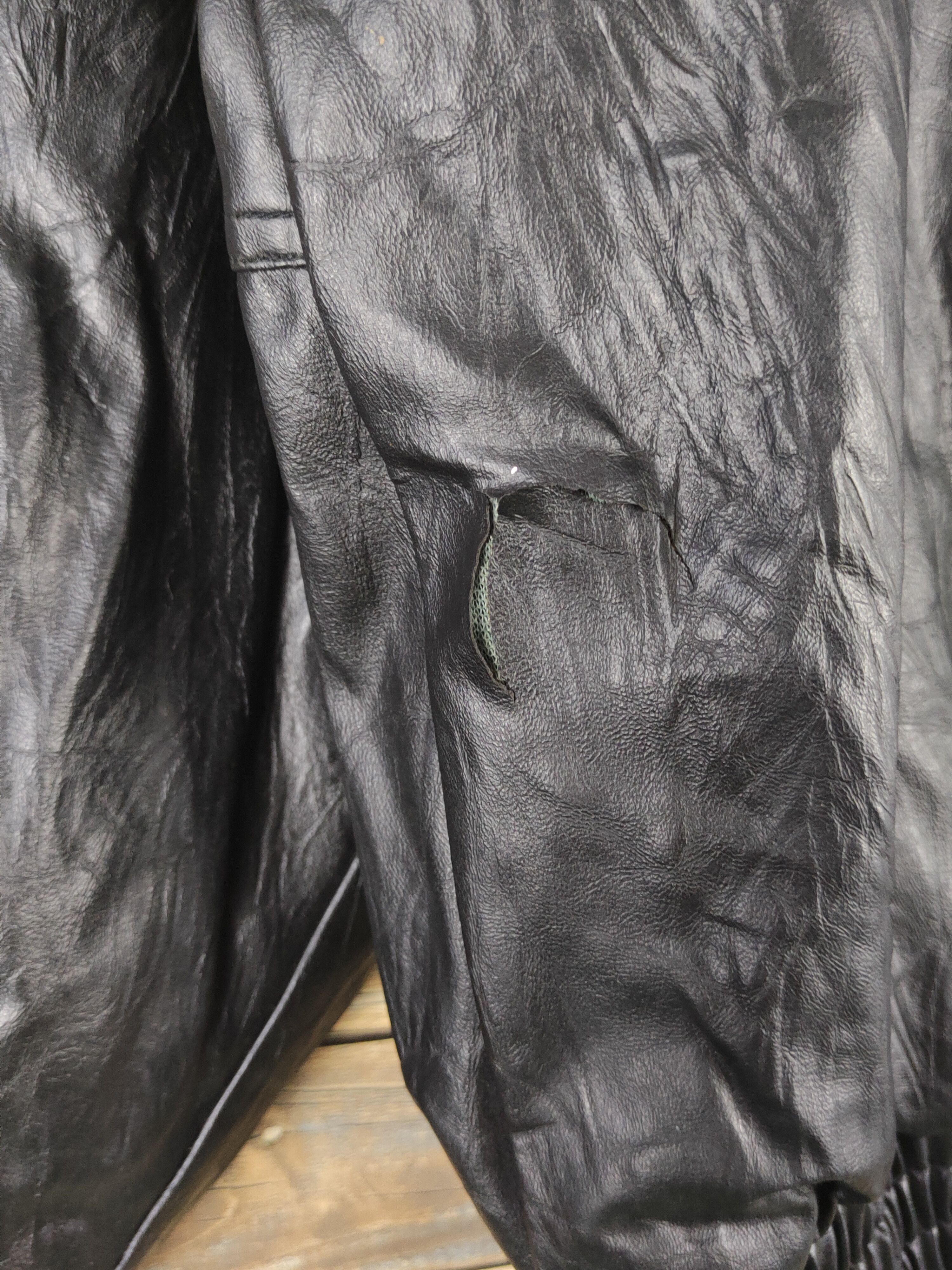 Genuine Leather Actiman Black vintage Leather Jackets #W1118 Size US L / EU 52-54 / 3 - 10 Thumbnail