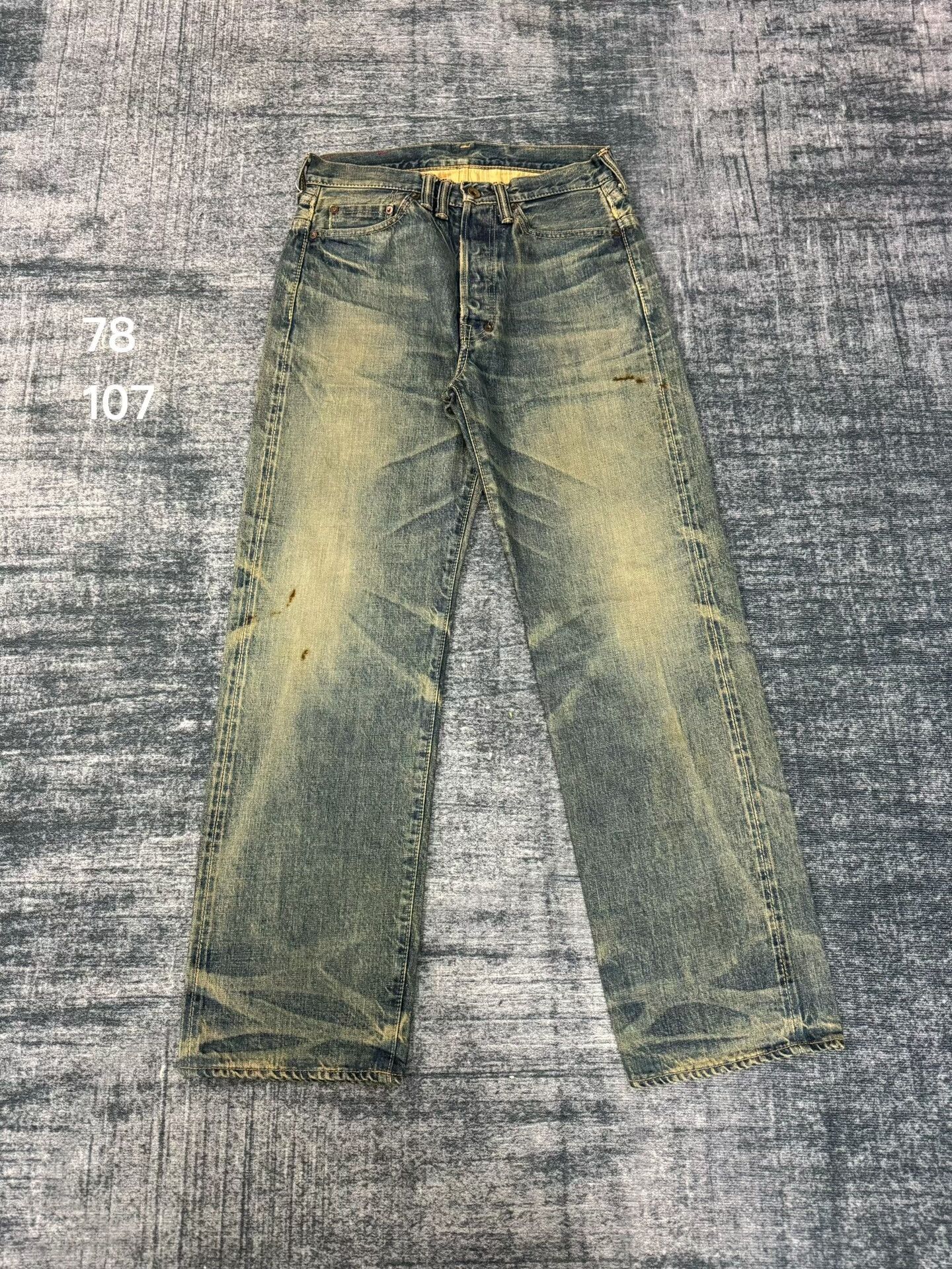 Vintage Vintage Anarchrom Japanese Washed Blue Jeans Size US 31 - 1 Thumbnail