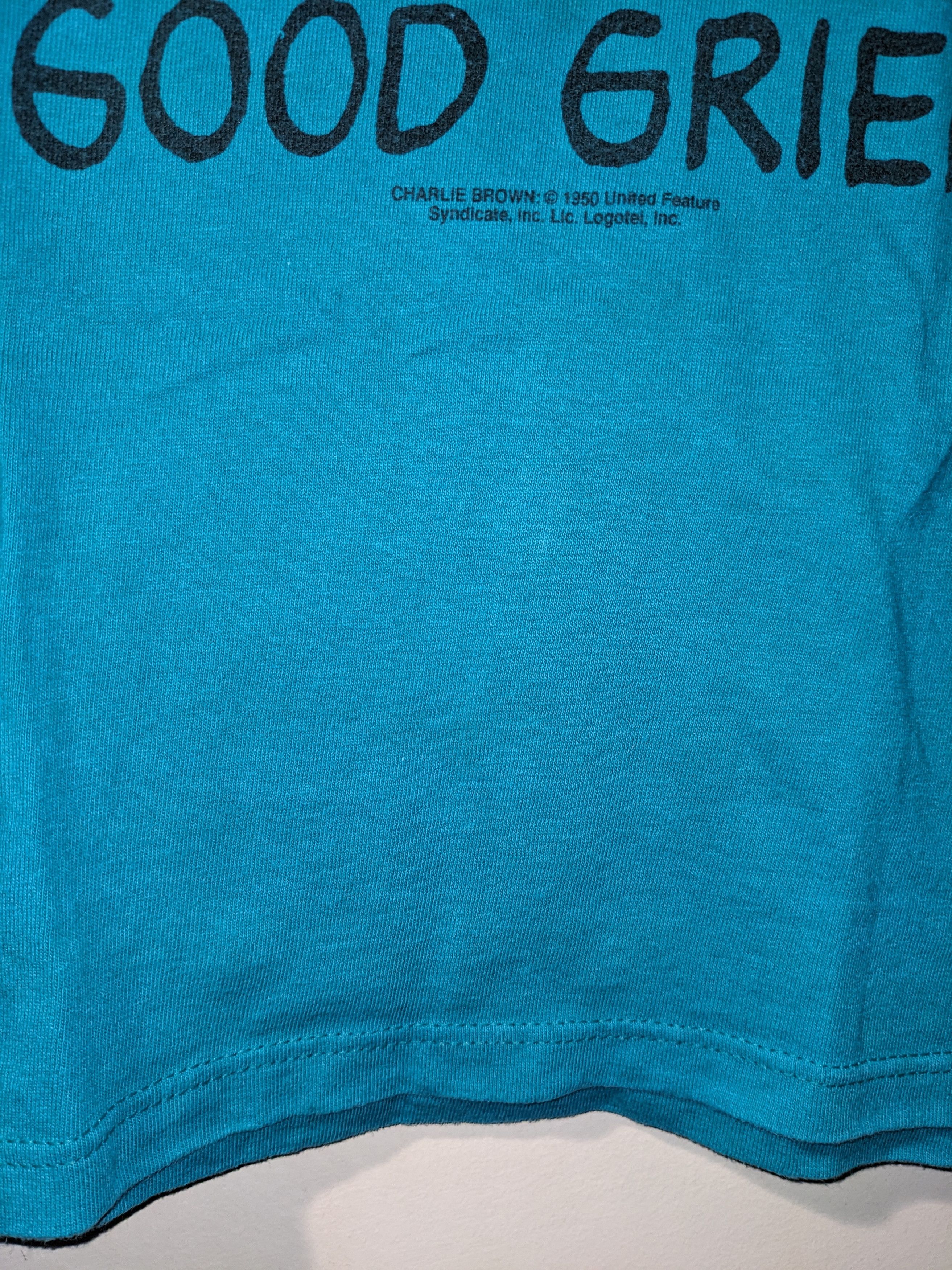 Peanuts Vintage 90s Charlie Brown Peanuts Good Grief Large T-Shirt Size US L / EU 52-54 / 3 - 6 Thumbnail
