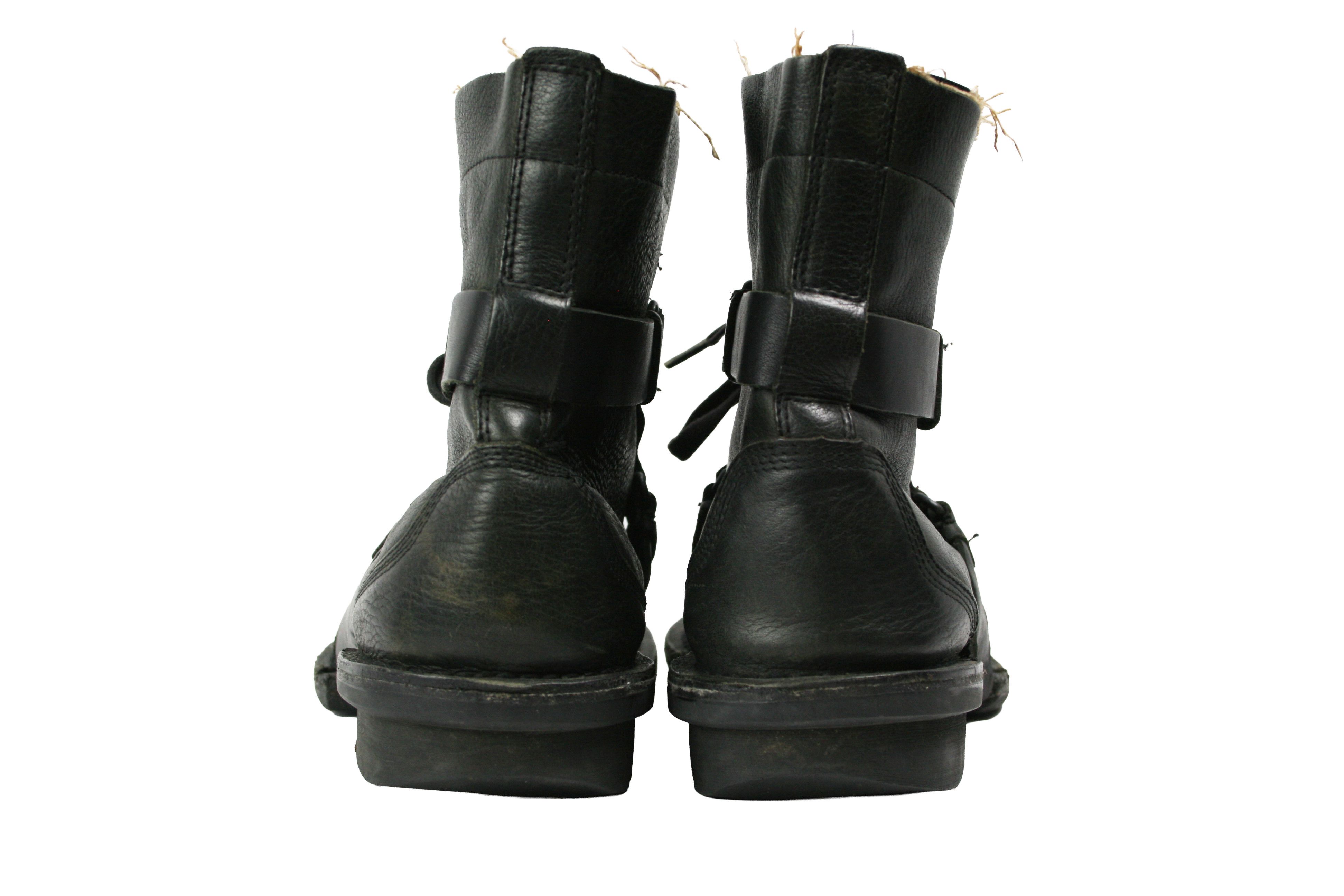 Diesel 00S Industrial Avant Garde Y2K Biker Purnell Boots Vintage Size US 11 / EU 44 - 9 Thumbnail